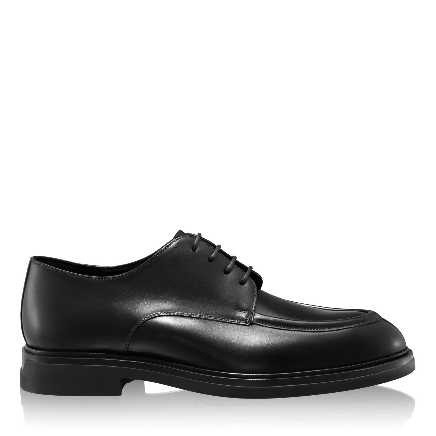 Picture of Men Genuine Leather Casual Shoes 7761 Vitello Black