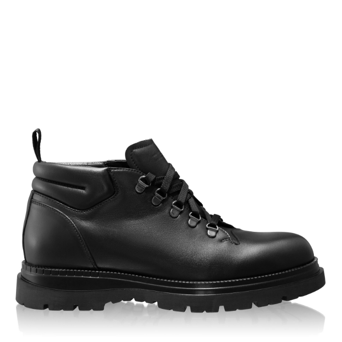 Picture of Men Leather Boots 7748 Vitello Black