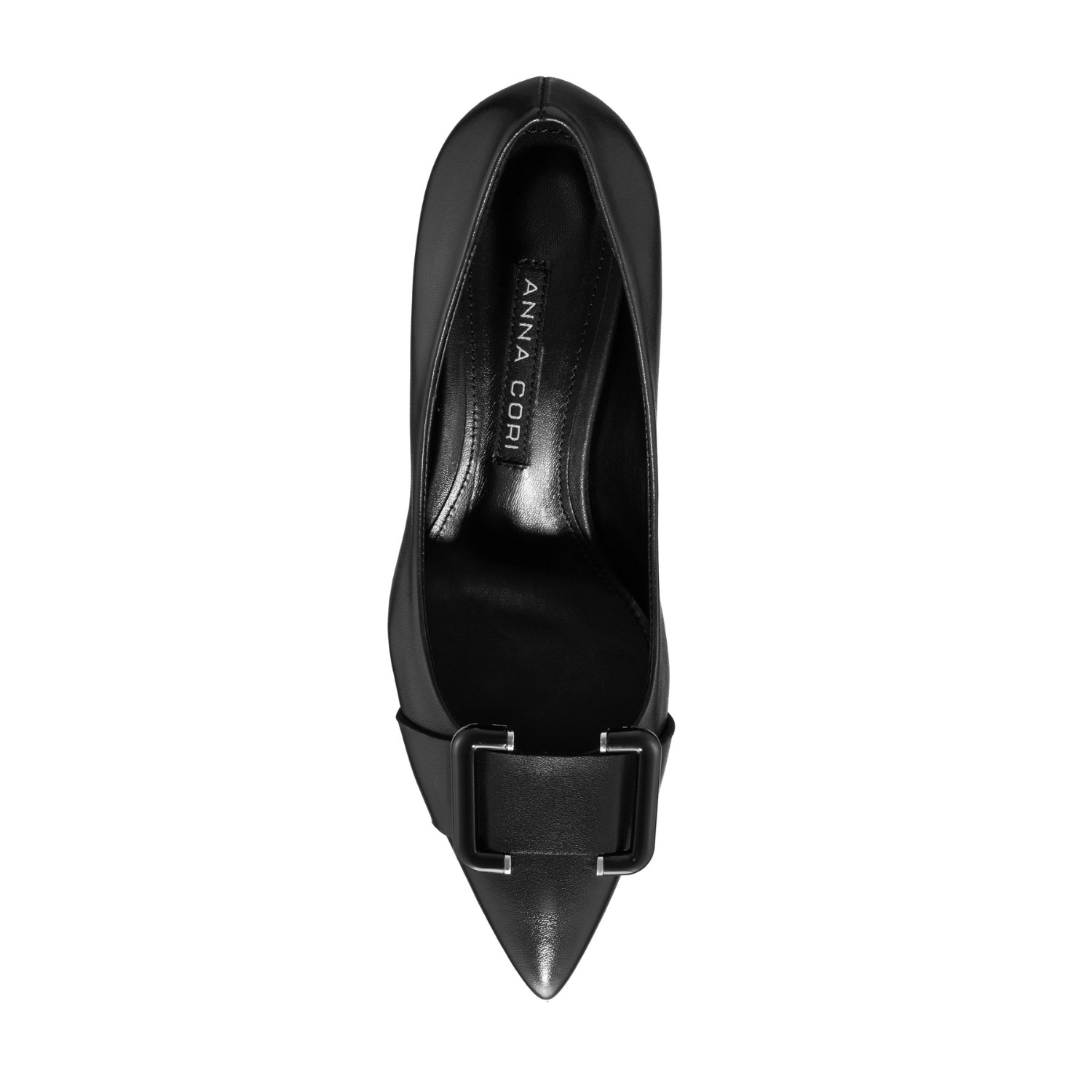 Picture of High-heel Leather Pumps 8225 Vitello Black