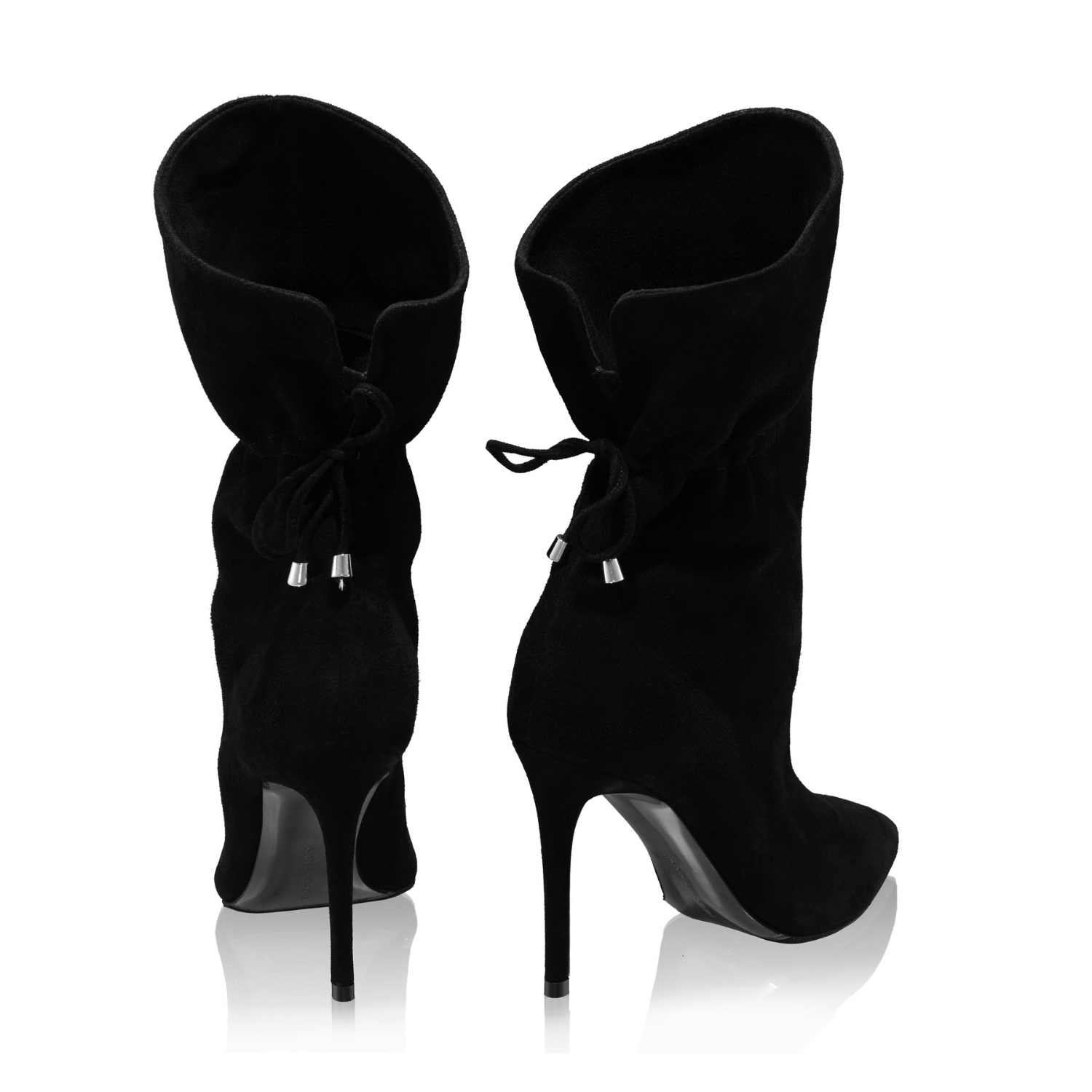 Снимка на Дамски боти 8153 Camoscio Negru