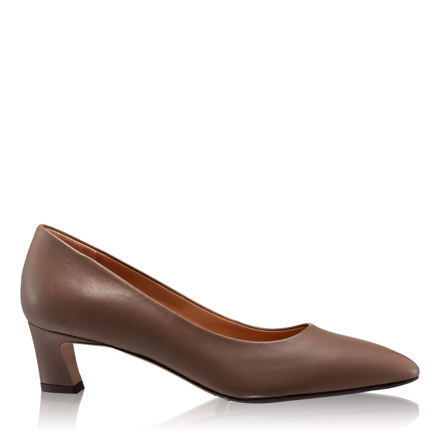 Picture of Mid-heel Pointed Toe Pumps 8218 Vitello Palude