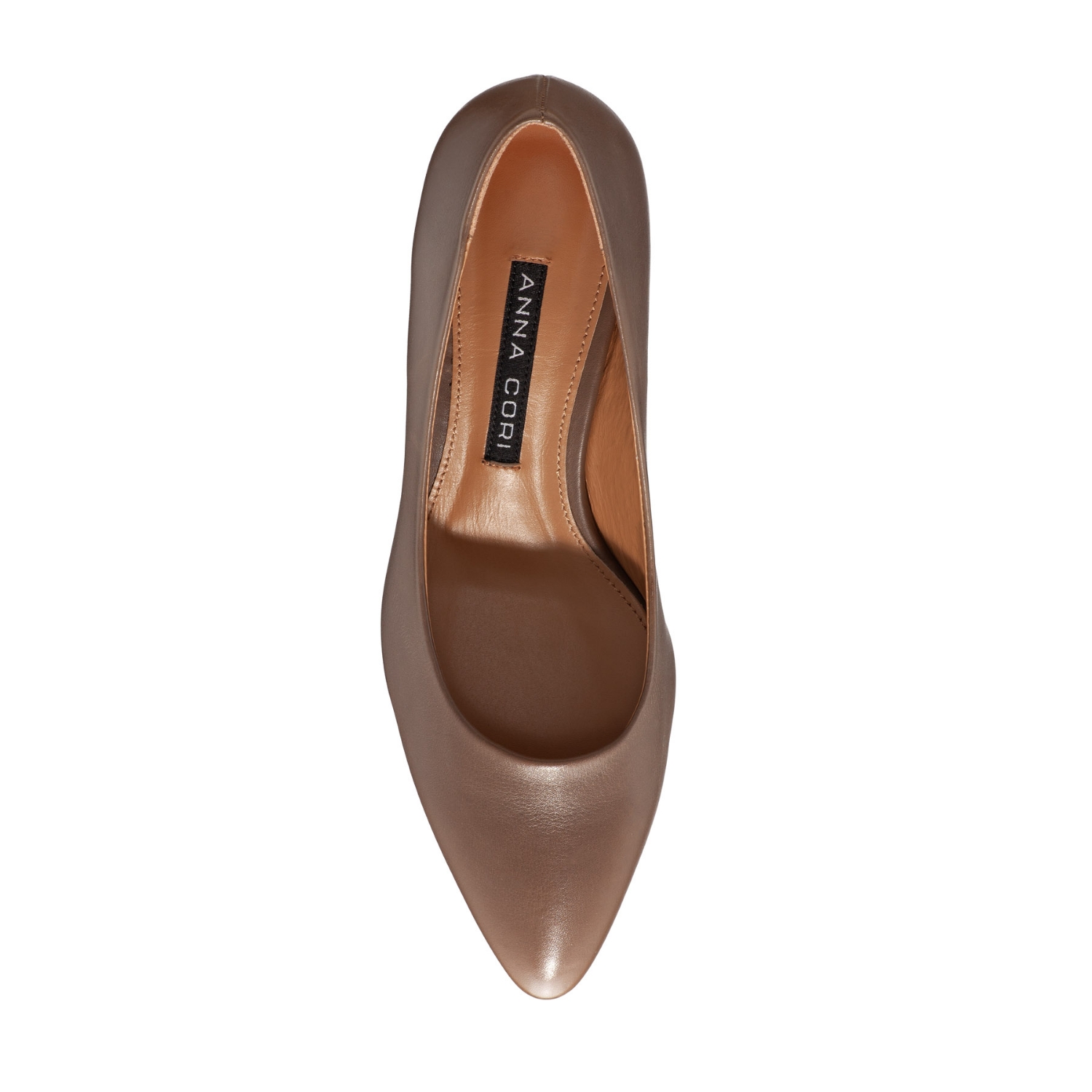 Picture of Mid-heel Pointed Toe Pumps 8218 Vitello Palude