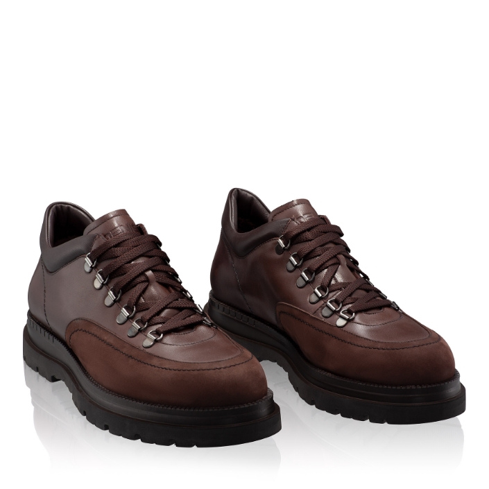 Pantofi Casual Barbati 7757 Vitello+Nabuck T.Moro