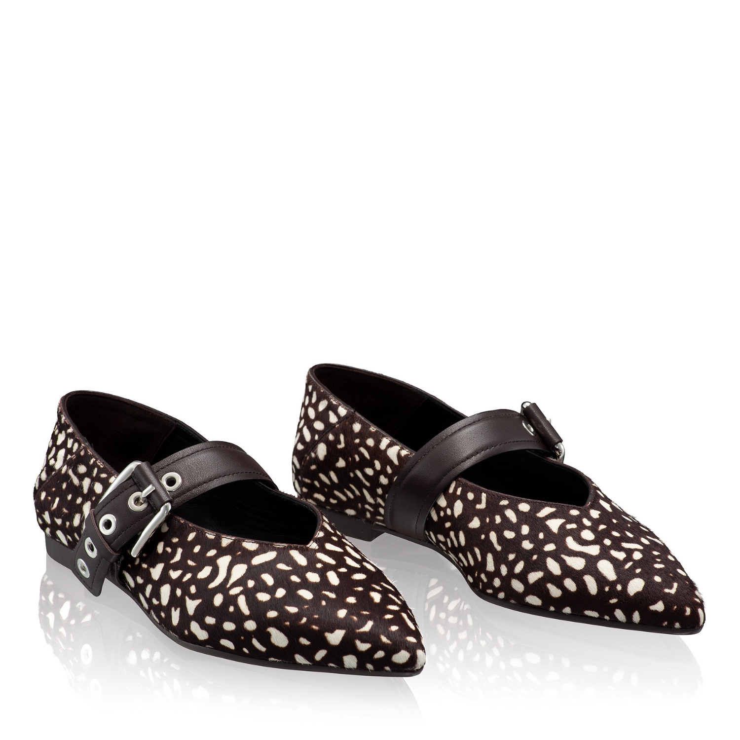 Picture of Women Ballerina Flats 8231 Cavallino T.Moro+Panna