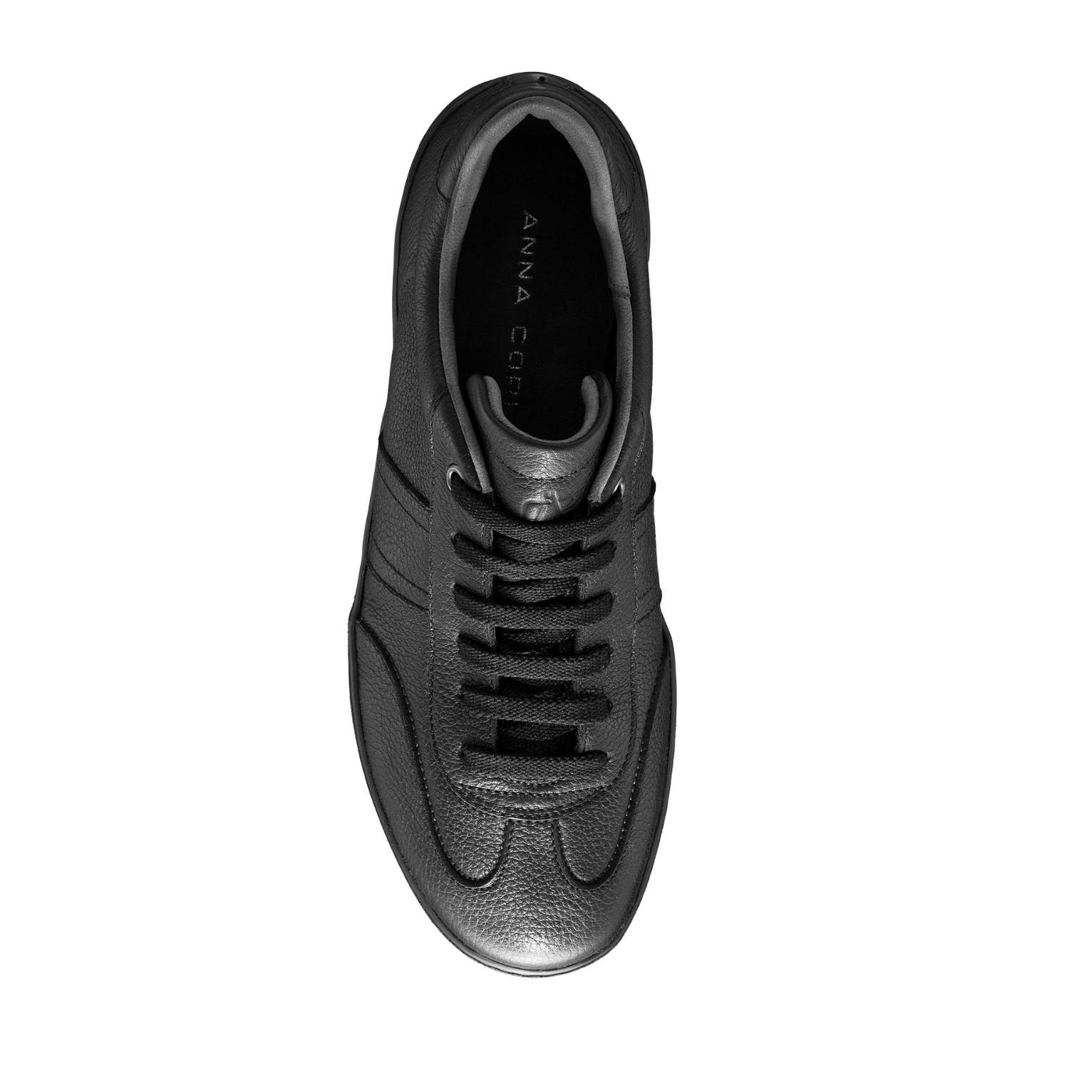 Picture of Women Leather Sport Shoes 8066 Bottalato Black
