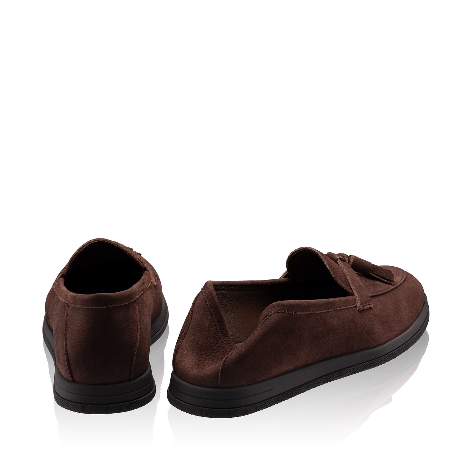 Picture of Women Casual Suede Loafers 8002 Crosta Maro