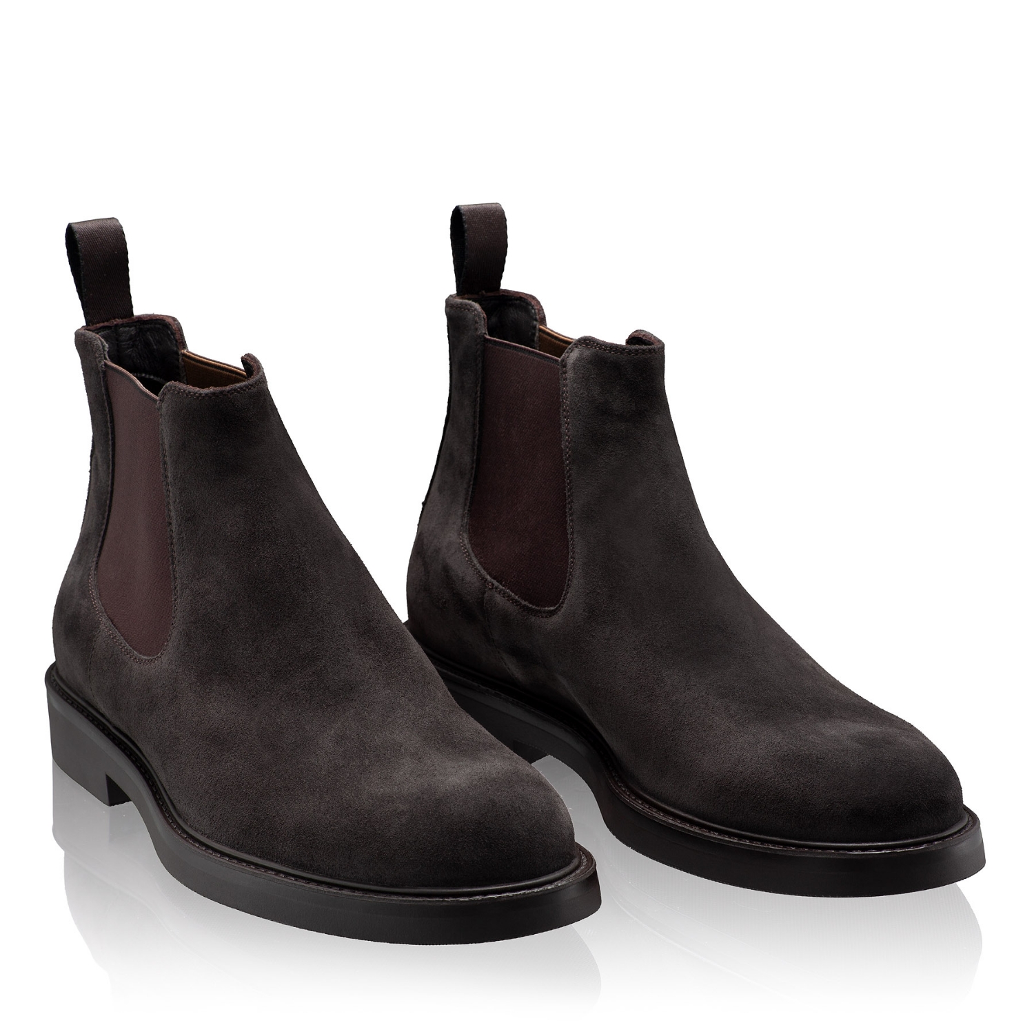 Picture of Men Leather Casual Boots  7691 Crosta Brown