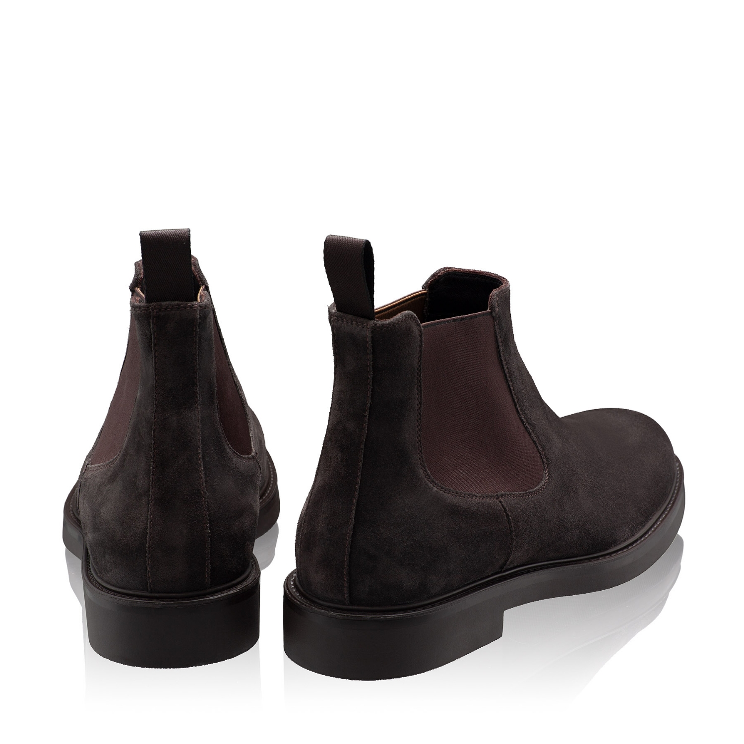 Picture of Men Leather Casual Boots  7691 Crosta Brown