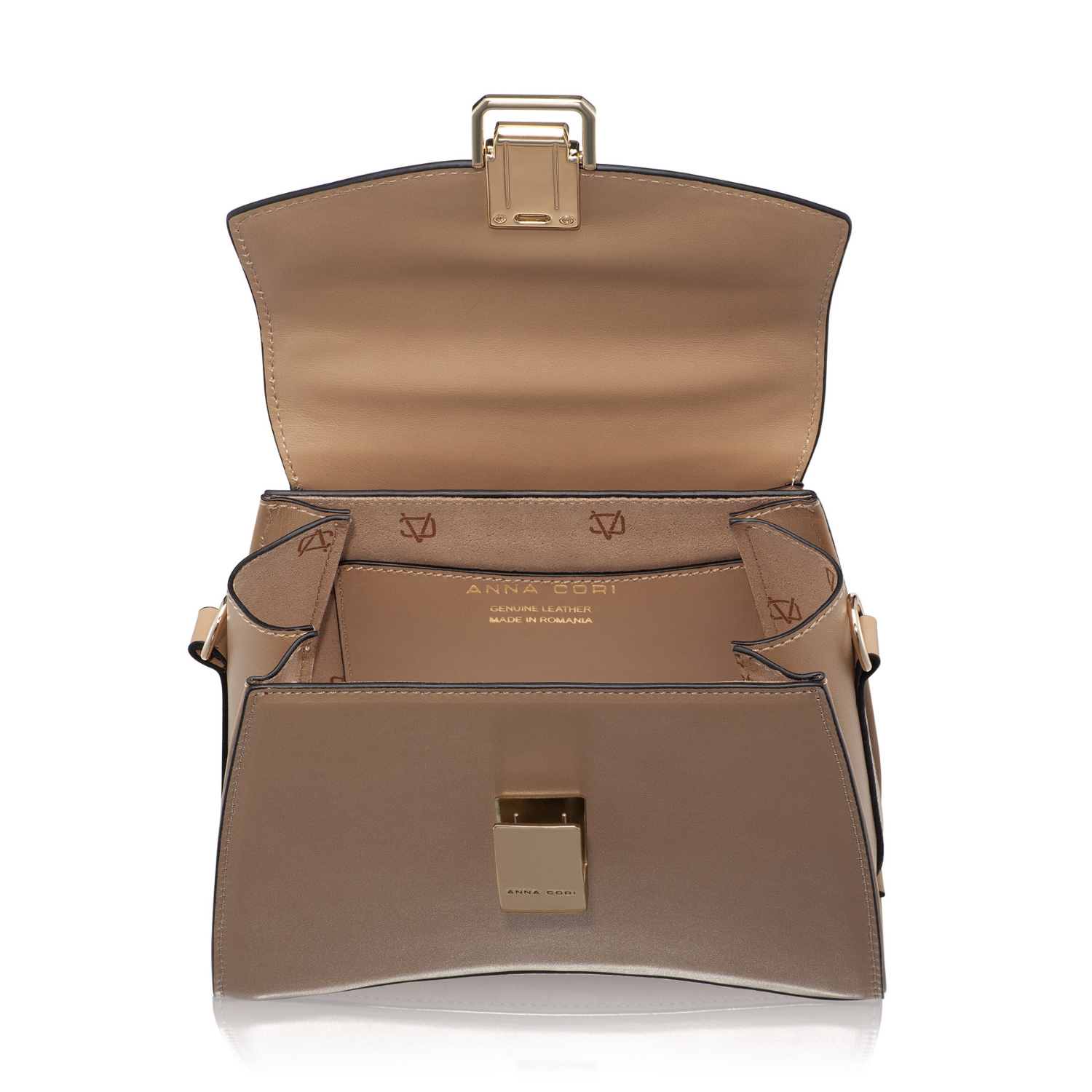 Снимка на Geanta dama de Mana CERISE 01 VITELLO TAUPE