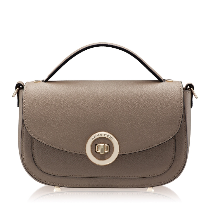 Picture of Women Leather Handbag ENA 04 BOTTALATO TAUPE