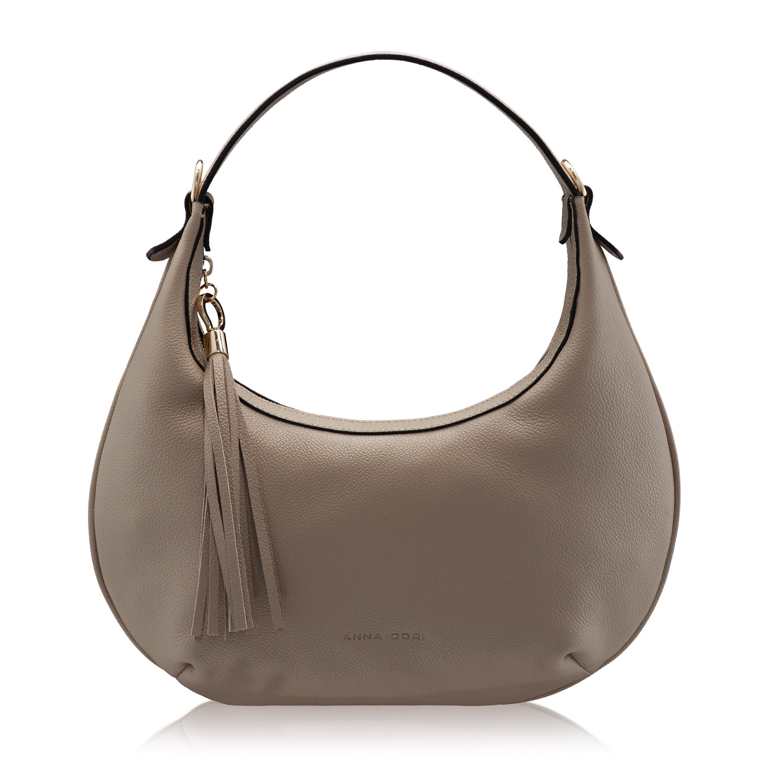 Picture of Women Leather Hand Bag NORY 01 BOTTALATO TAUPE