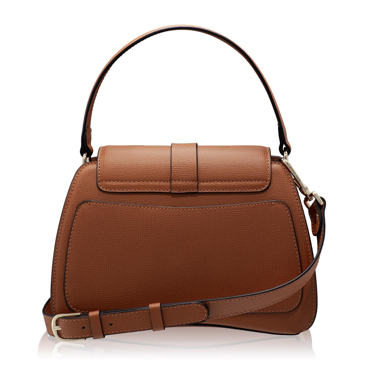 Снимка на Geanta dama de Mana ANERA 02 VIT STAMP CUOIO