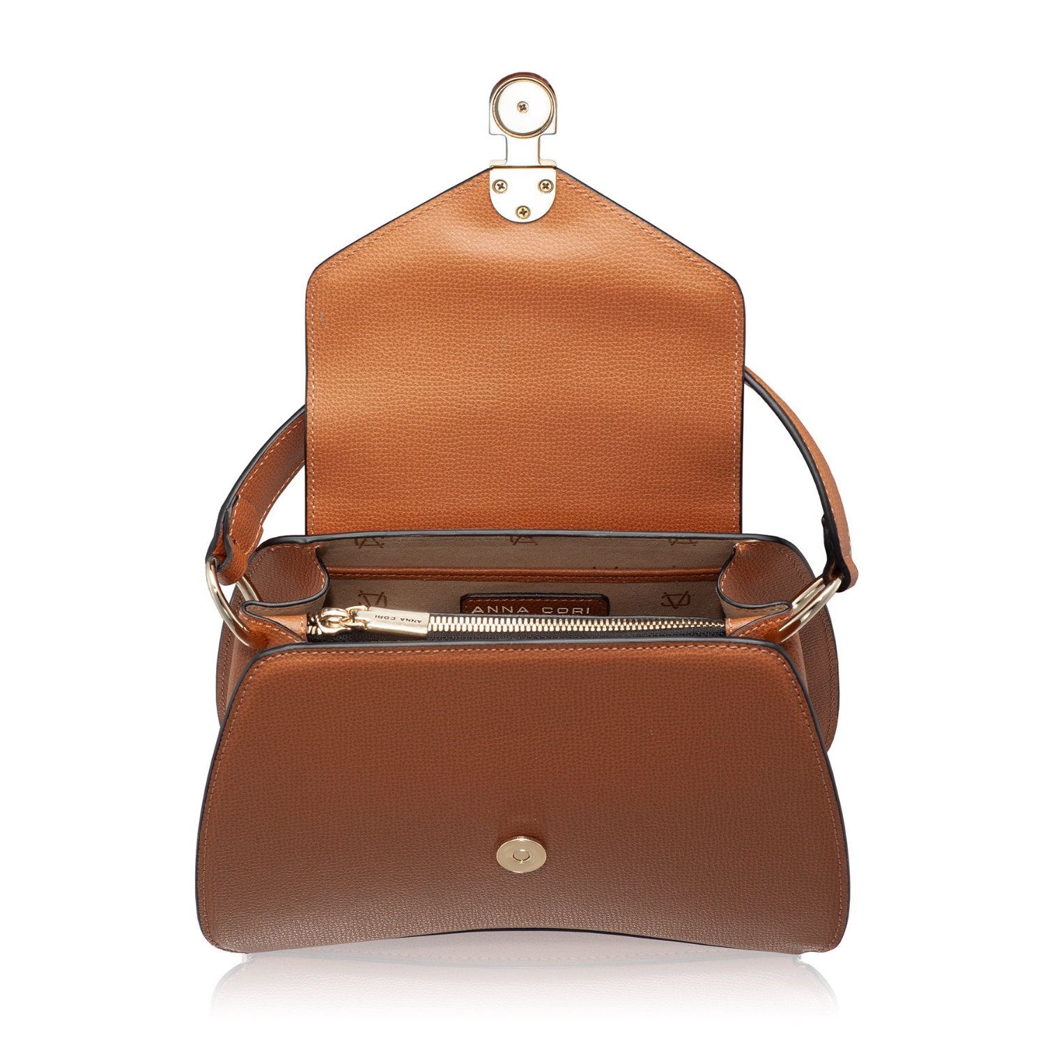 Снимка на Geanta dama de Mana ANERA 02 VIT STAMP CUOIO