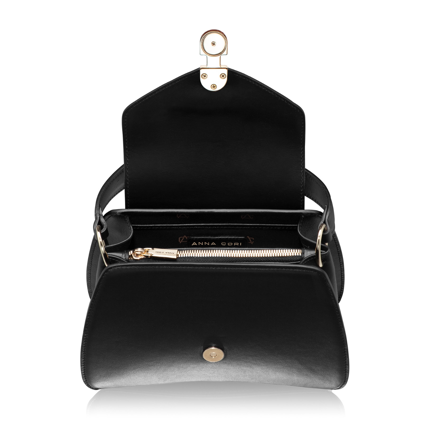 Снимка на Geanta dama de Mana ANERA 02 VITELLO NEGRU