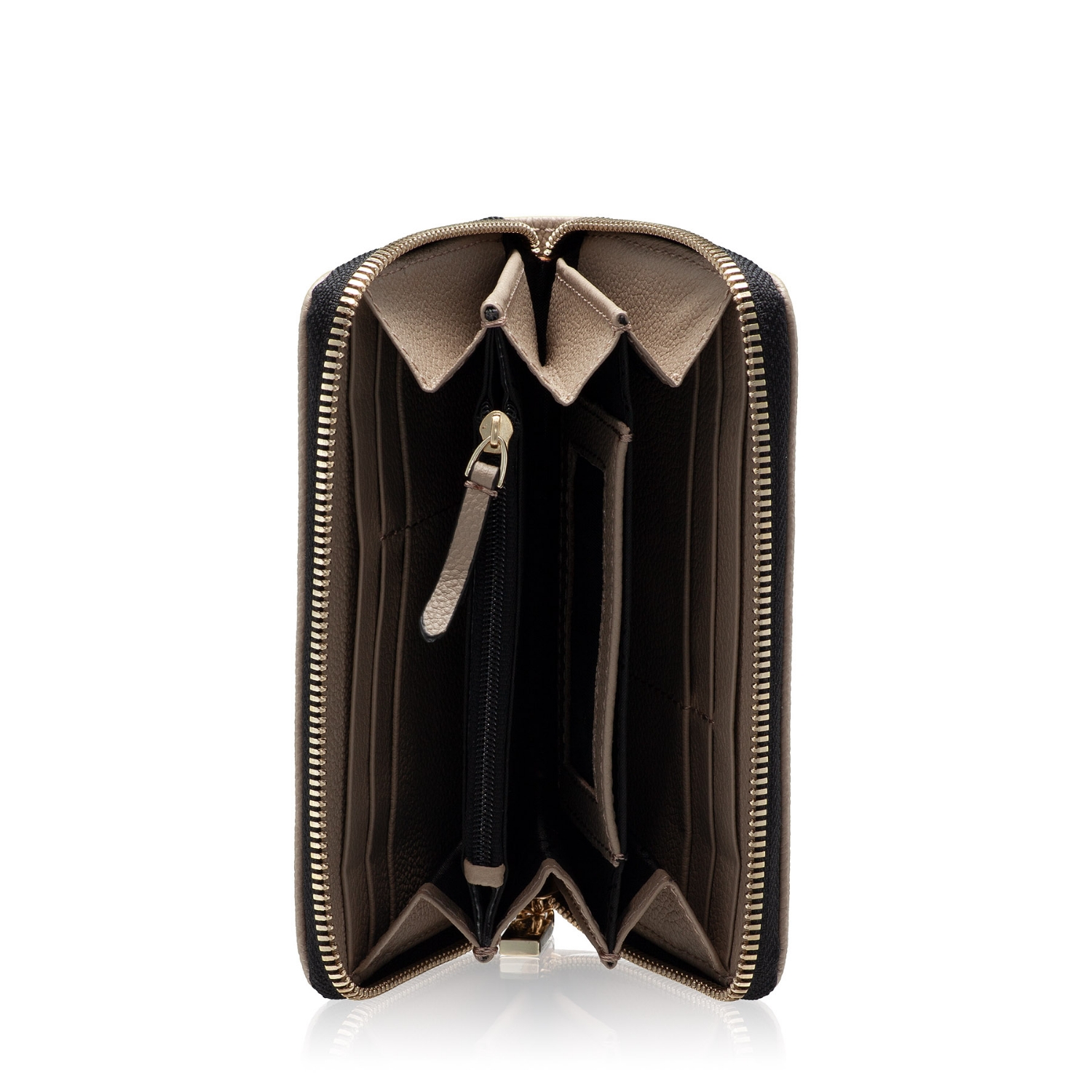 Picture of Women Leather Wallet ARIS BOTTALATO TAUPE