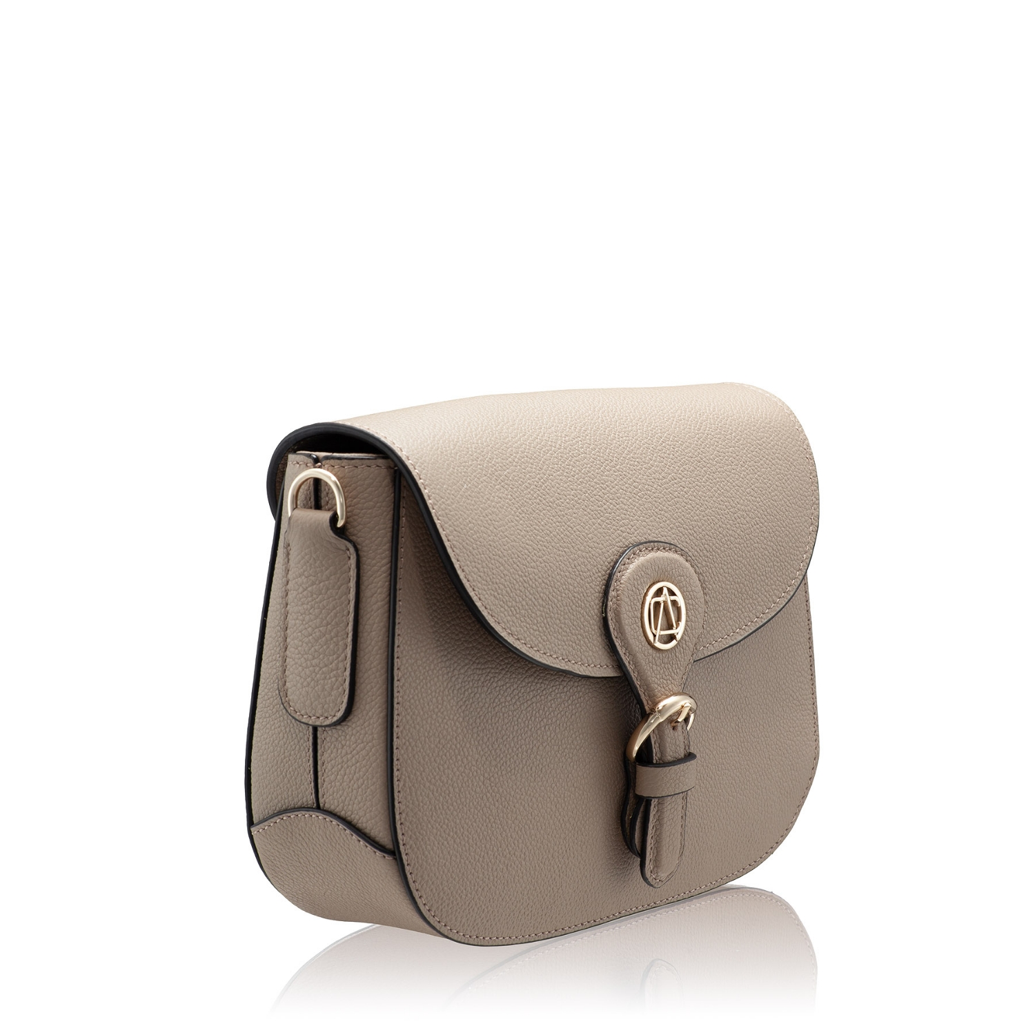Picture of Women Leather Shoulder Bag ISRA 01 BOTTALATO TAUPE