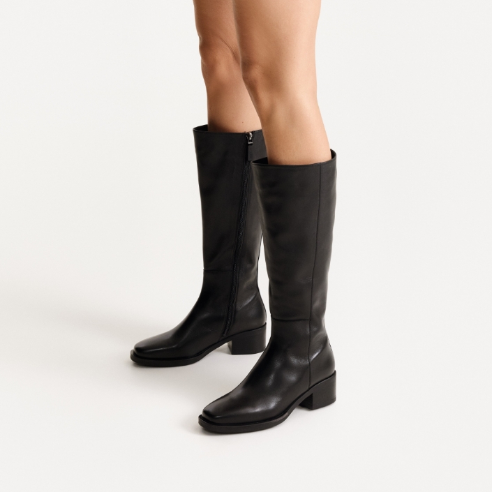 Cizme Dama 8160 Vitello Negru