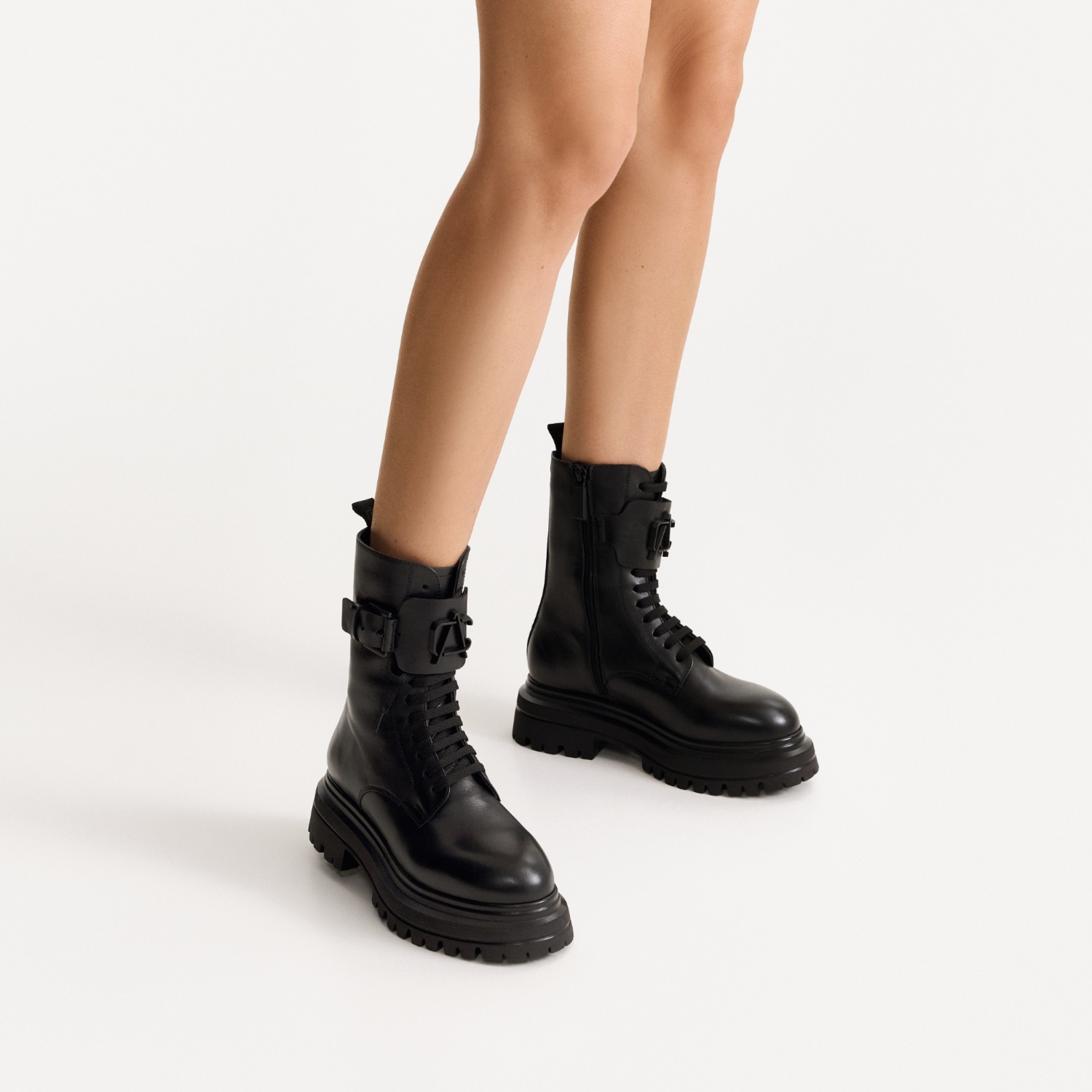 Снимка на Дамски ботуши 8174 Vitello Negru