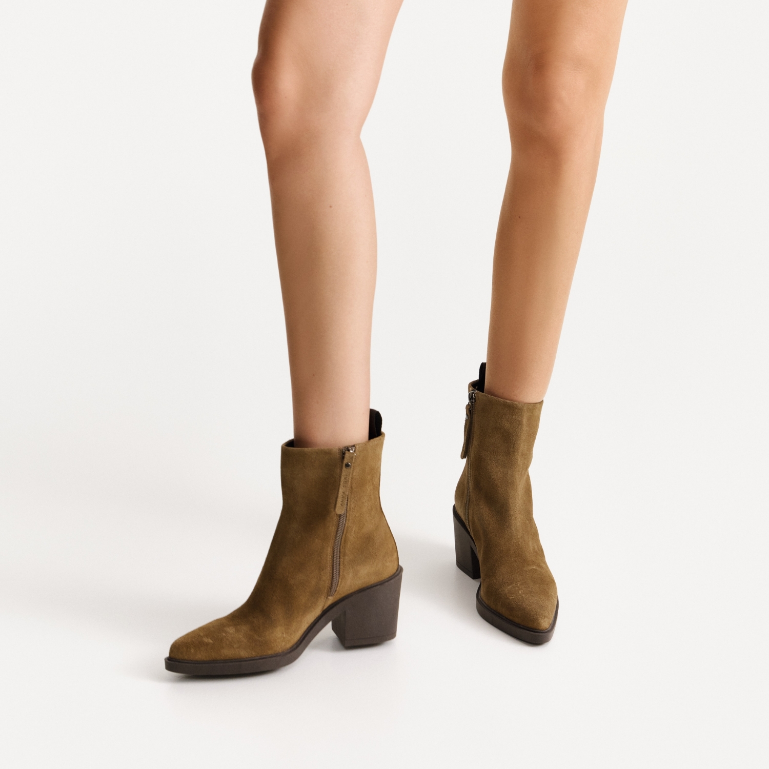 Picture of Women Suede Ankle-Boots 7806 Crosta Noce