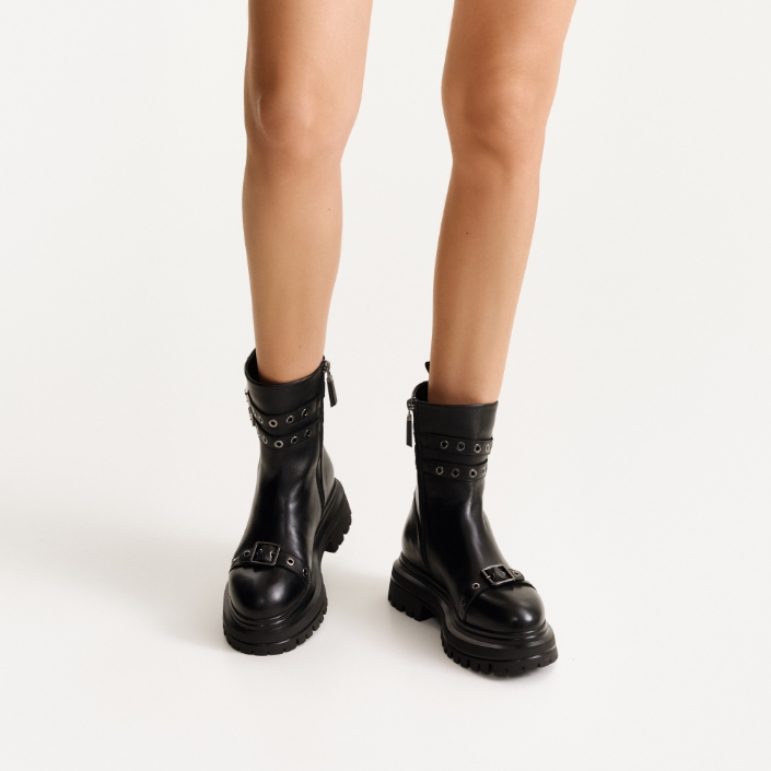 Ghete Dama 8176 Vitello Negru