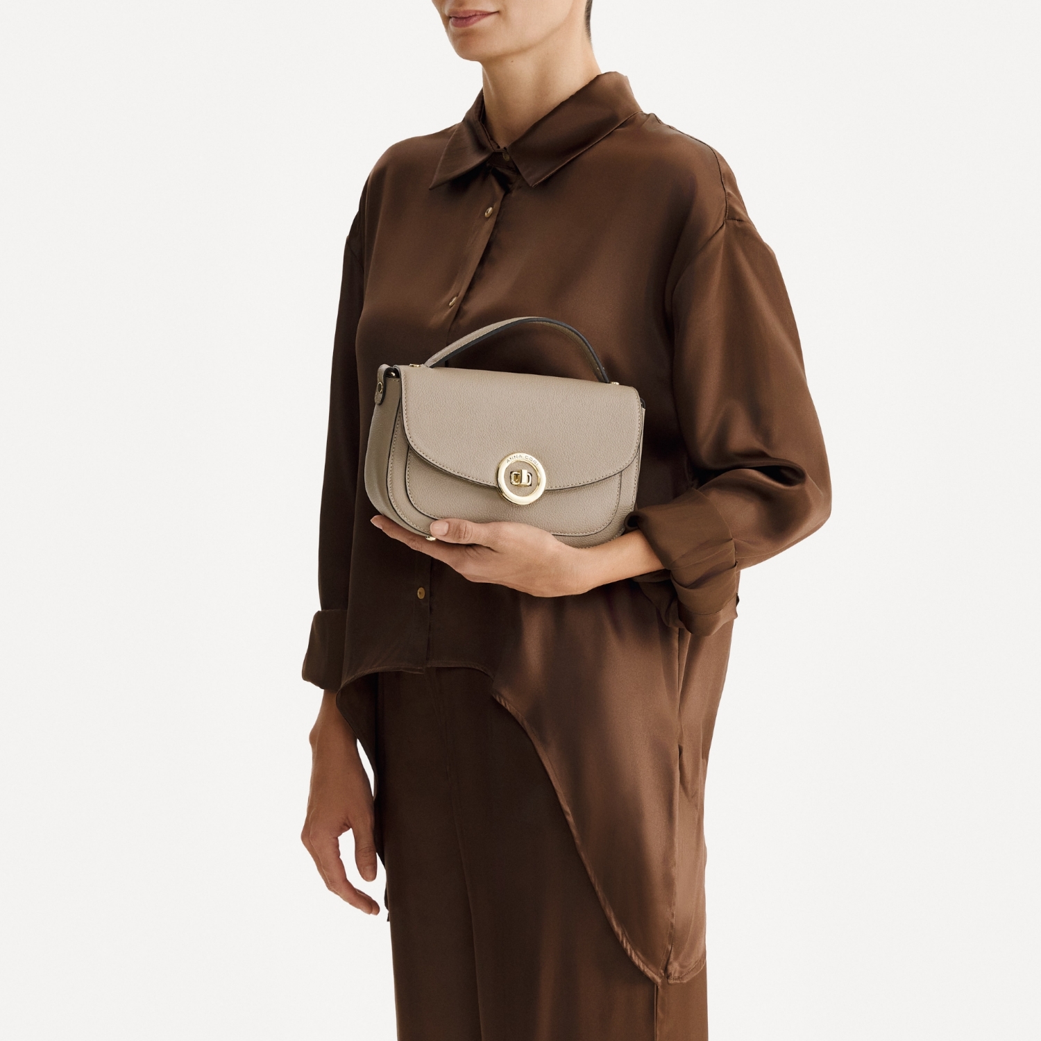 Снимка на Geanta dama de Mana ENA 04 BOTTALATO TAUPE