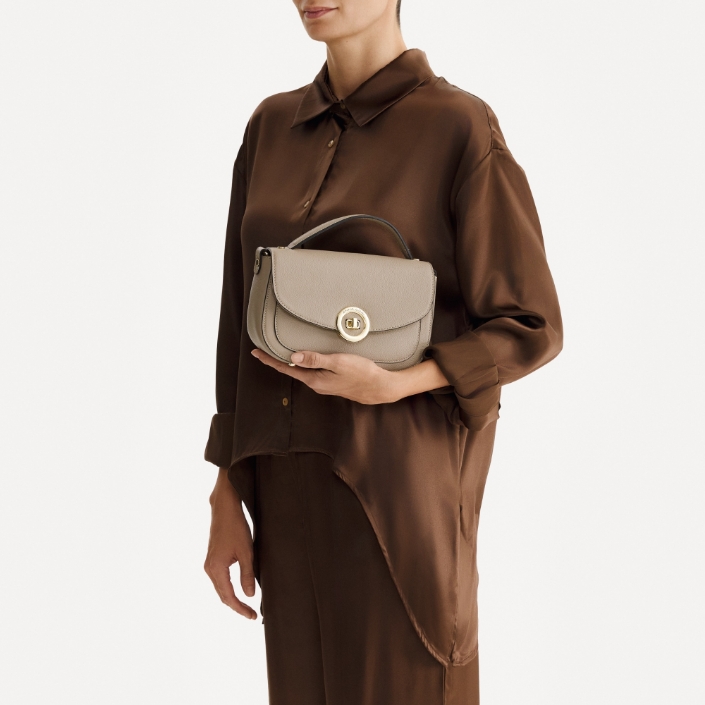 Geanta dama de Mana ENA 04 BOTTALATO TAUPE Geanta dama de Mana ENA 04 BOTTALATO TAUPE