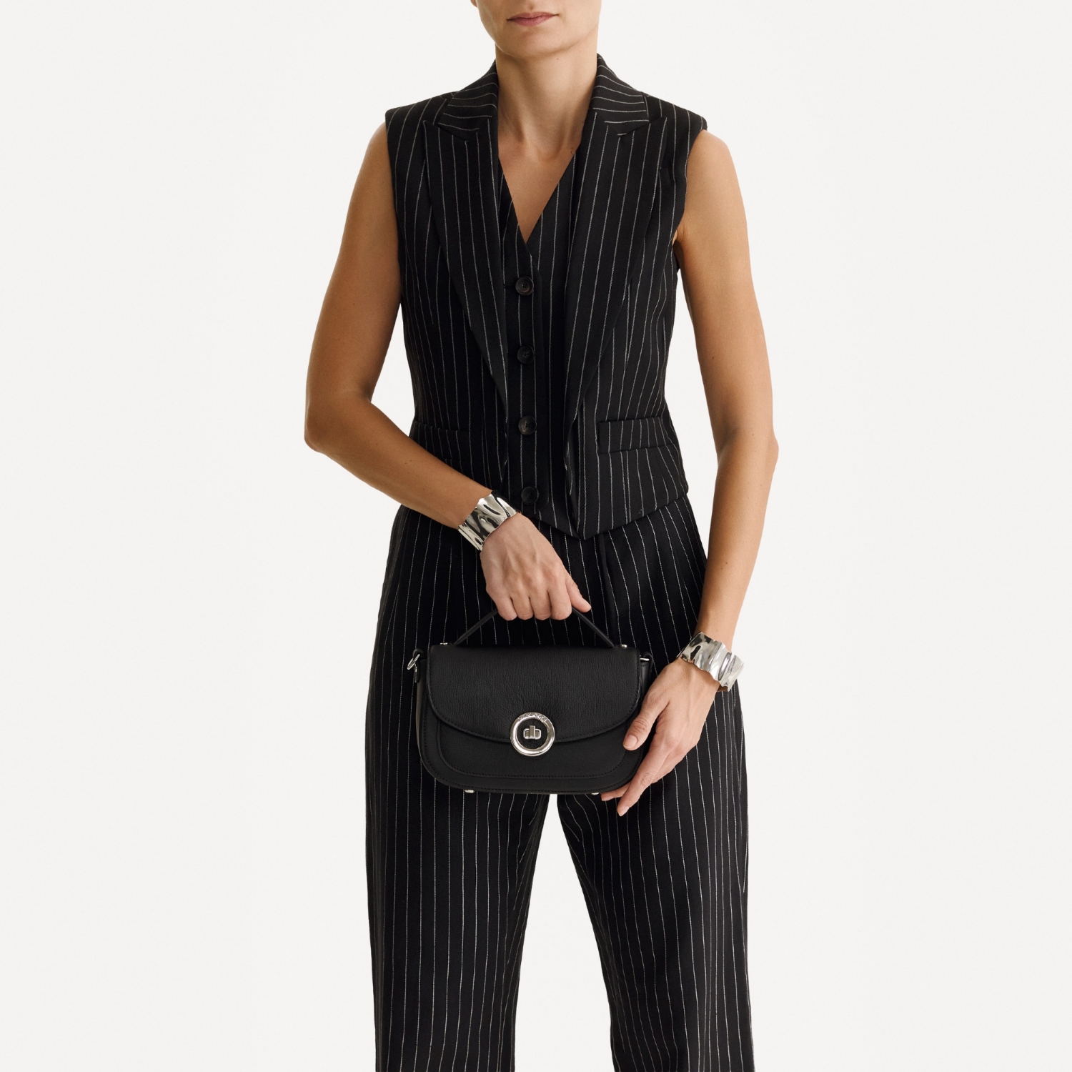 Снимка на Geanta dama de Mana ENA 04 BOTTALATO NEGRU