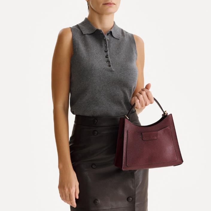 Geanta dama de mana HELEN 02 BOTTALATO BORDO