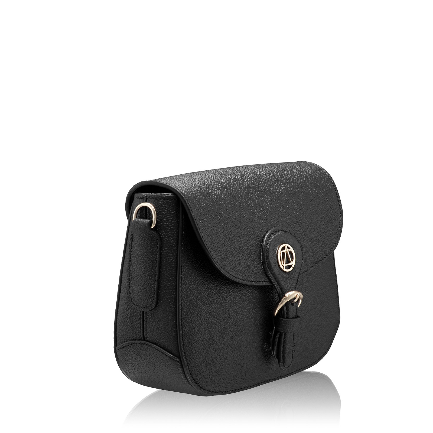 Снимка на Чанта дамска за рамо ISRA 01 VITELLO STAMP ЧЕРНО