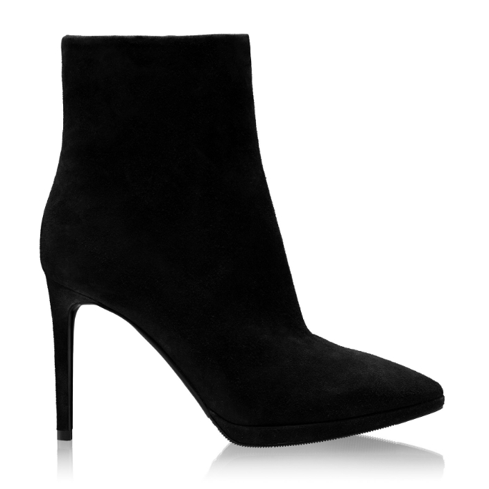 Показвай детайлите за Дамски боти 4330 черен велур Снимка на Дамски боти 4330 черен велур