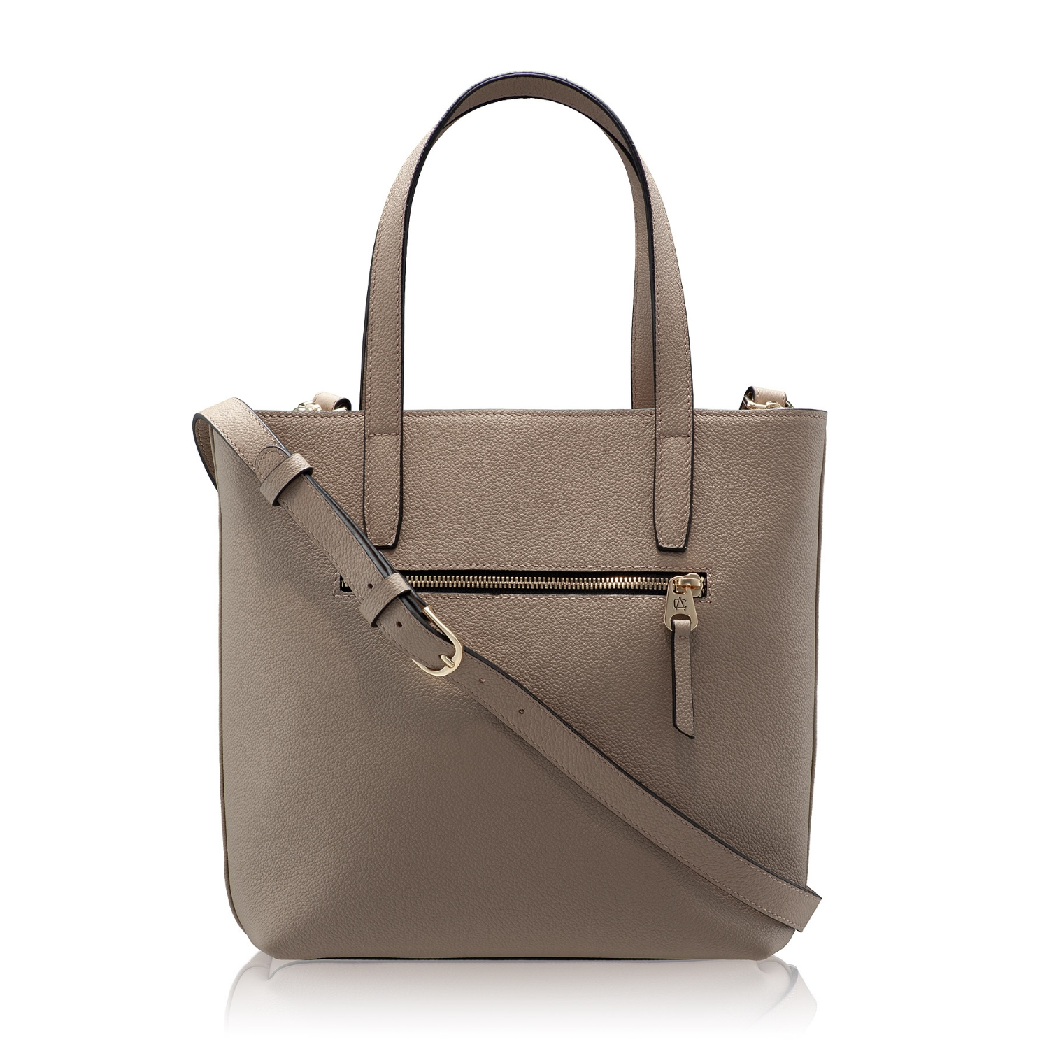 Picture of Women Leather Shoulder Bag MARIEL 01 BOTTALATO TAUPE