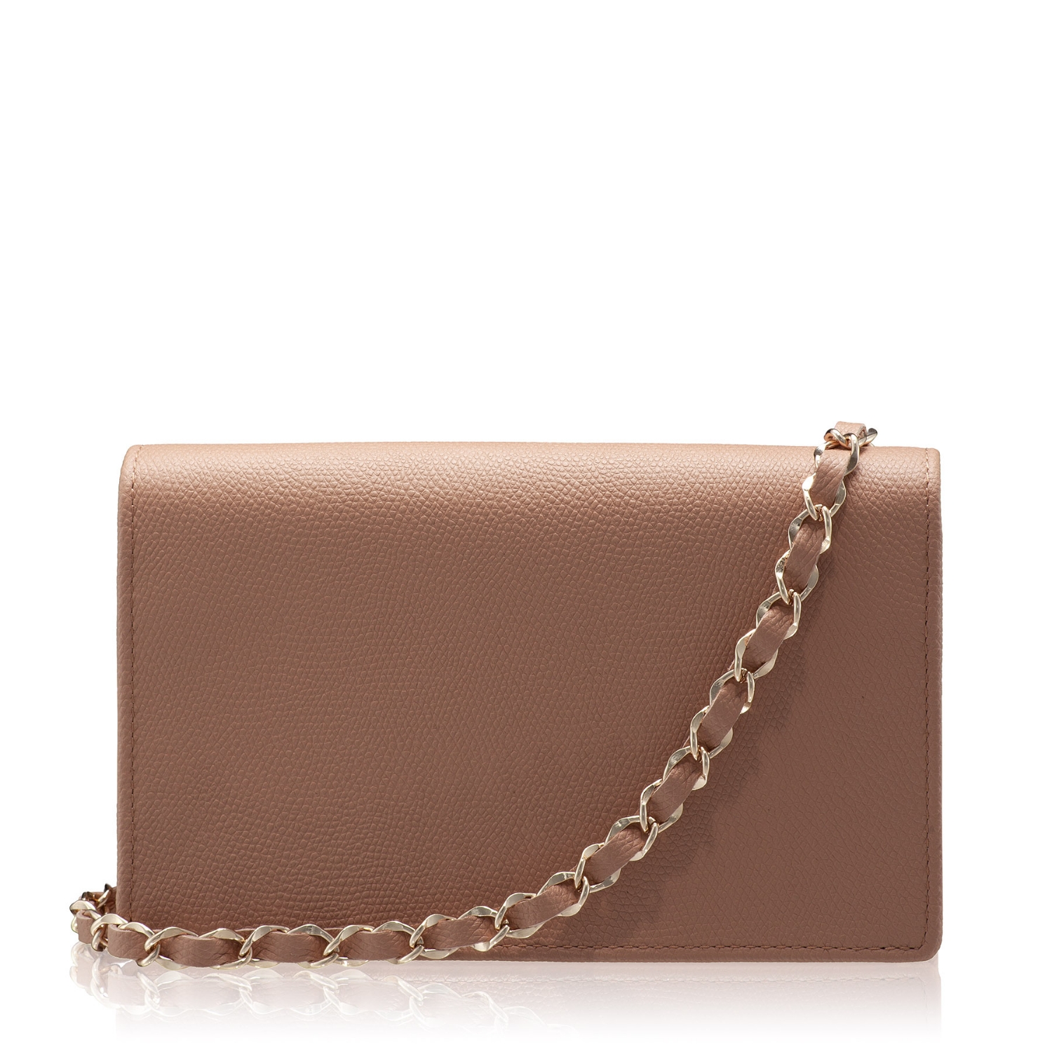 Picture of Women Leather clutch Bag ARNA 02 VITELLO STAMP POUDRE