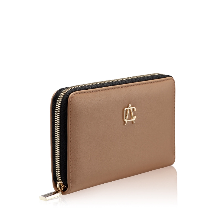 Leather wallet ARIA VITELLO CAPPUCCINO