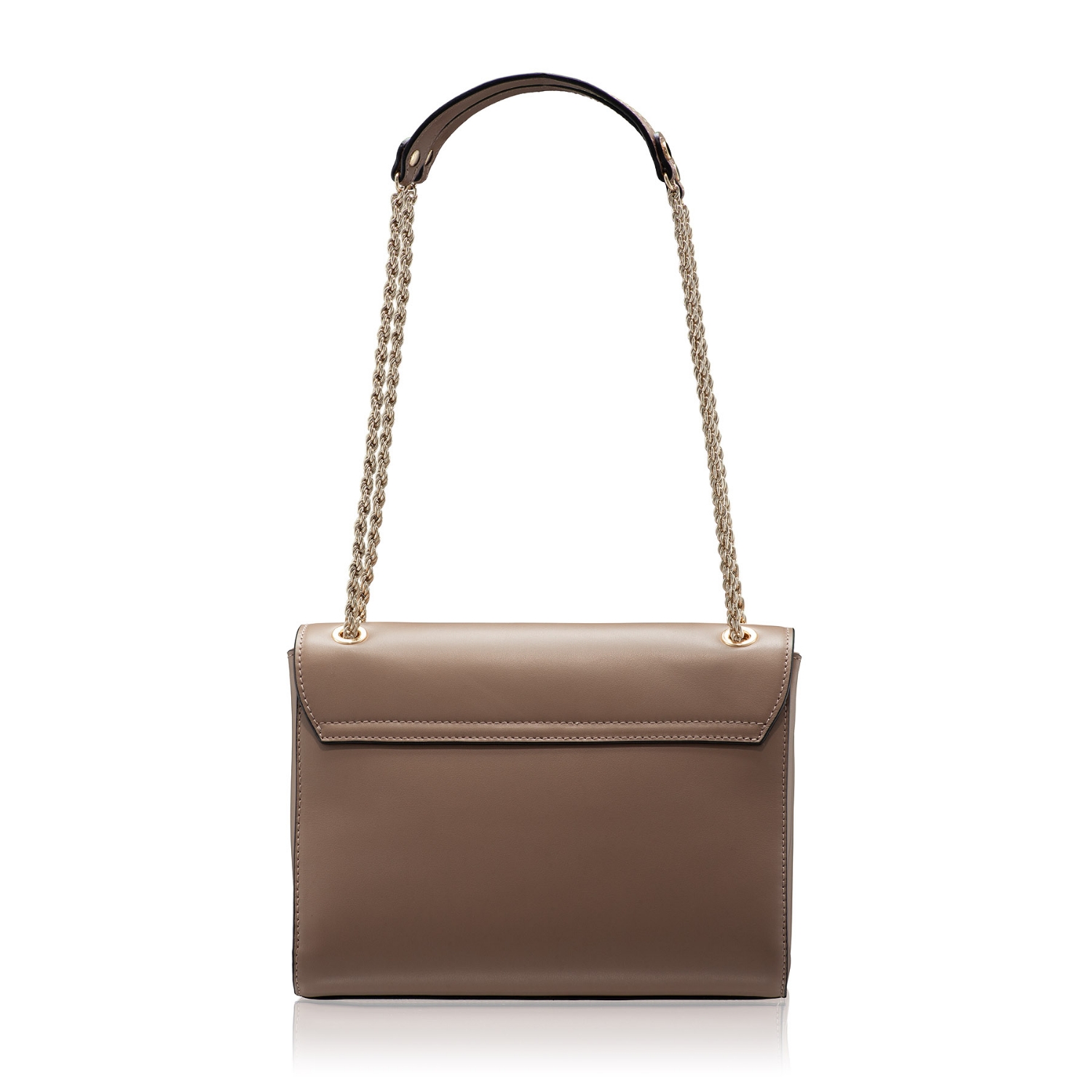 Снимка на Дамска чанта за рамо KELLY VITELLO, бежово-кафява