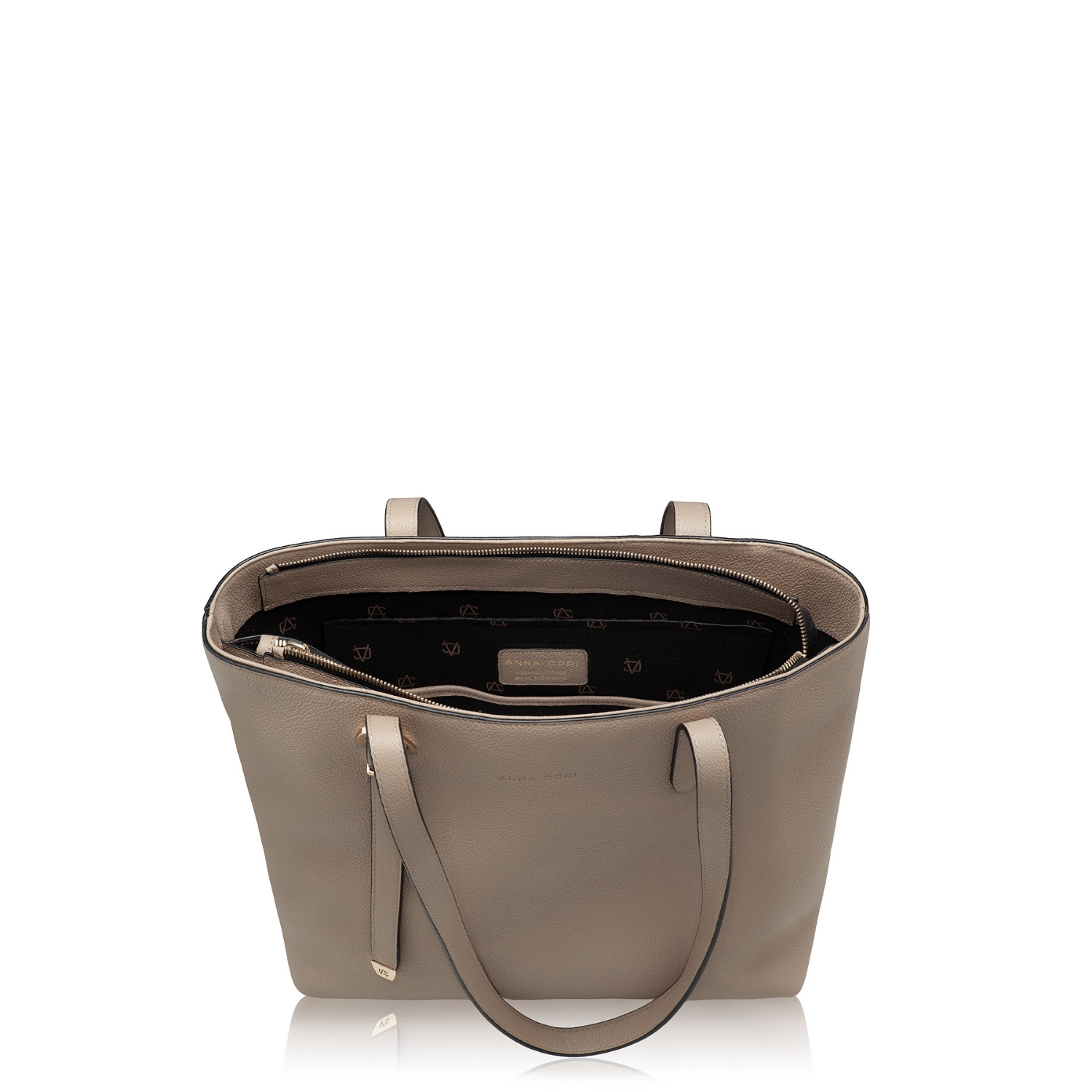 Picture of Women Leather Shoulder Bag MARIEL 03 BOTTALATO TAUPE