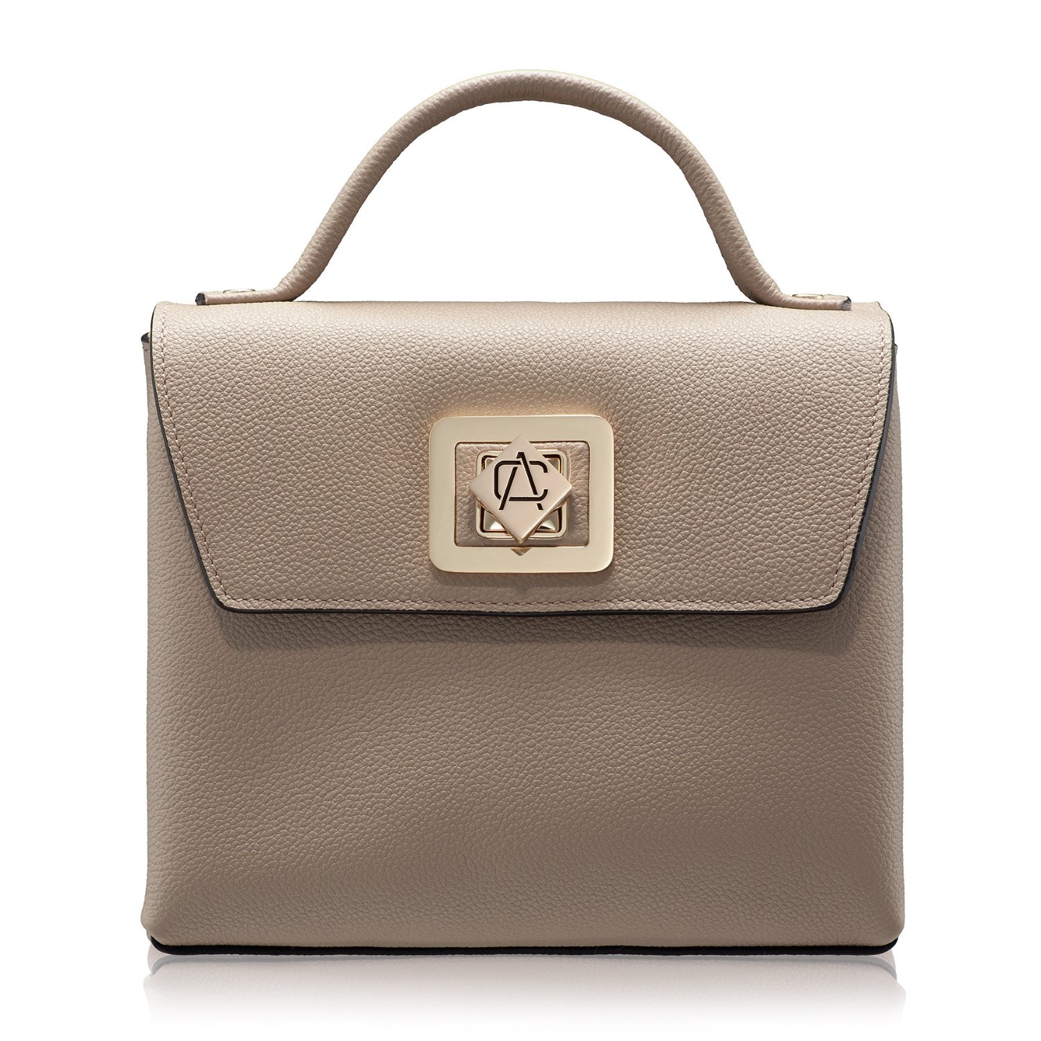 Picture of Women Leather Hand Bag GENNA 02 BOTTALATO TAUPE