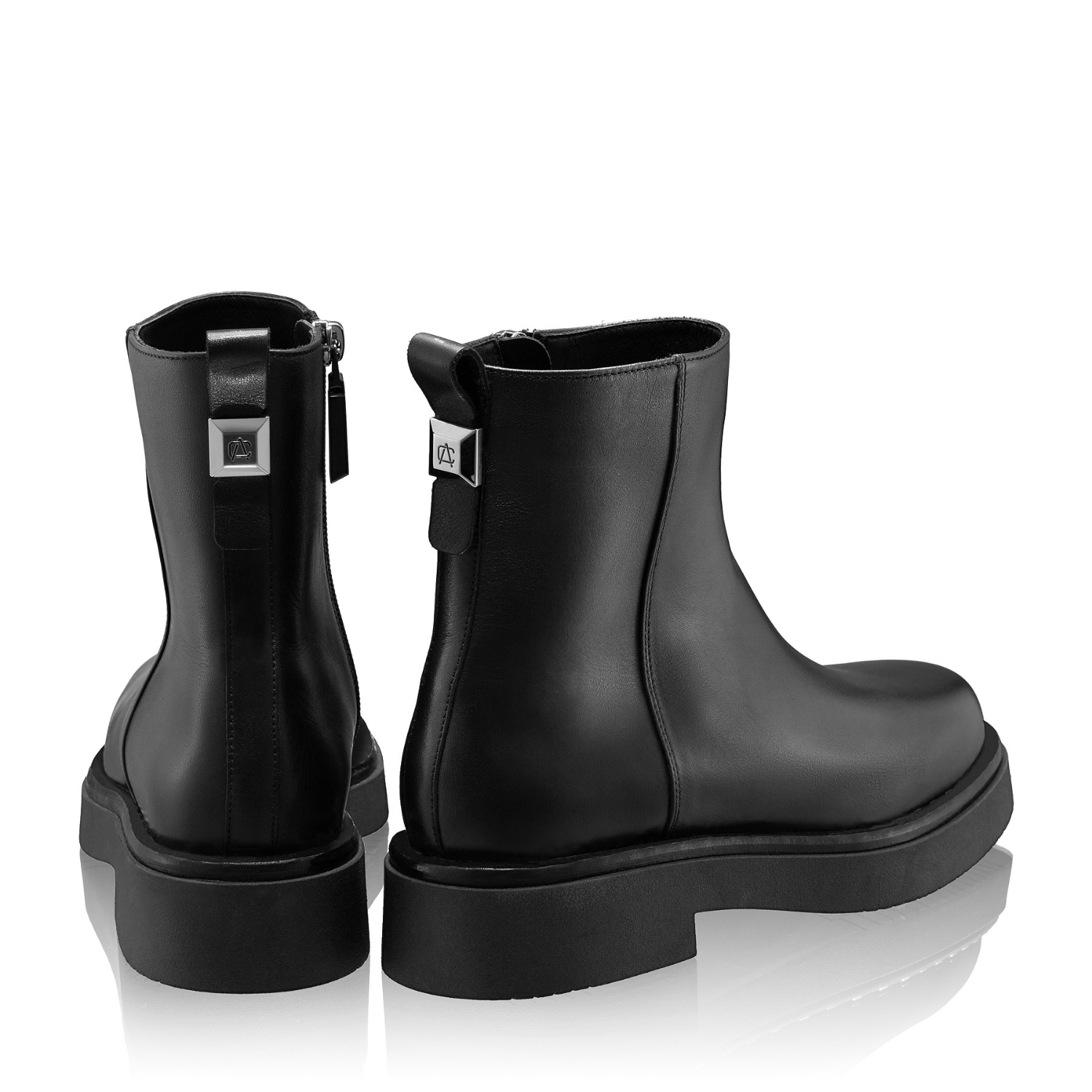 Picture of Women Leather Ankle-Boots 7883 Vitello Black