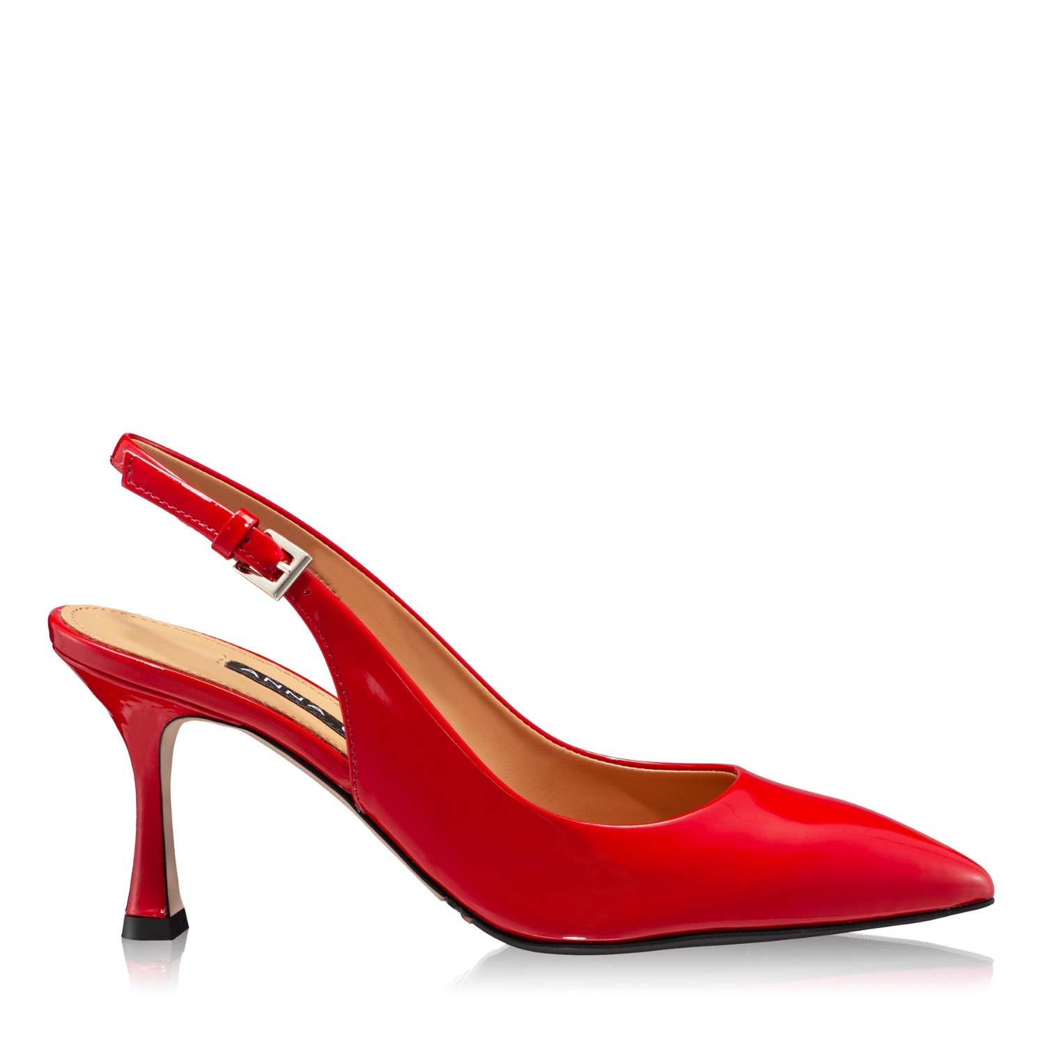 Picture of Mid-heel Slingback Pumps 5728 Lac Red