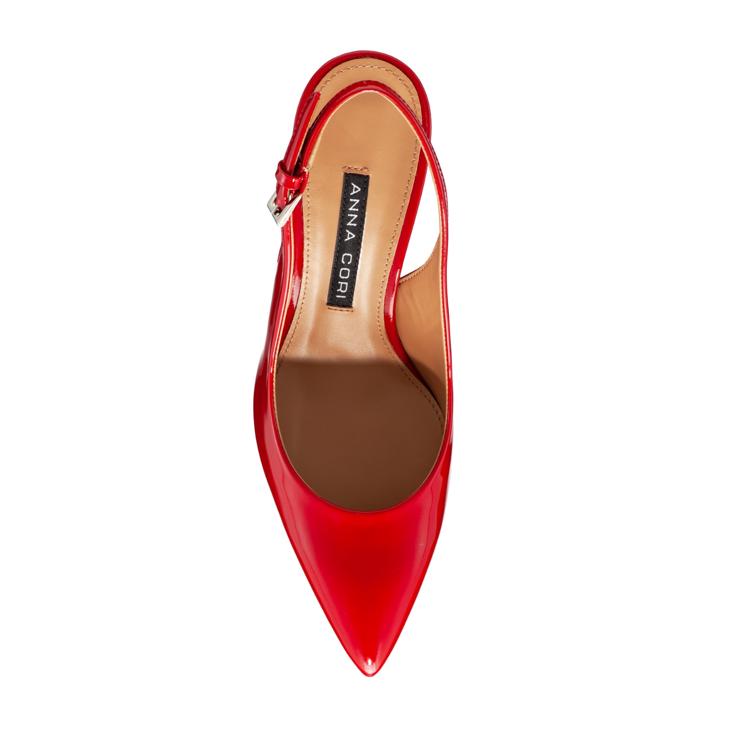 Picture of Mid-heel Slingback Pumps 5728 Lac Red