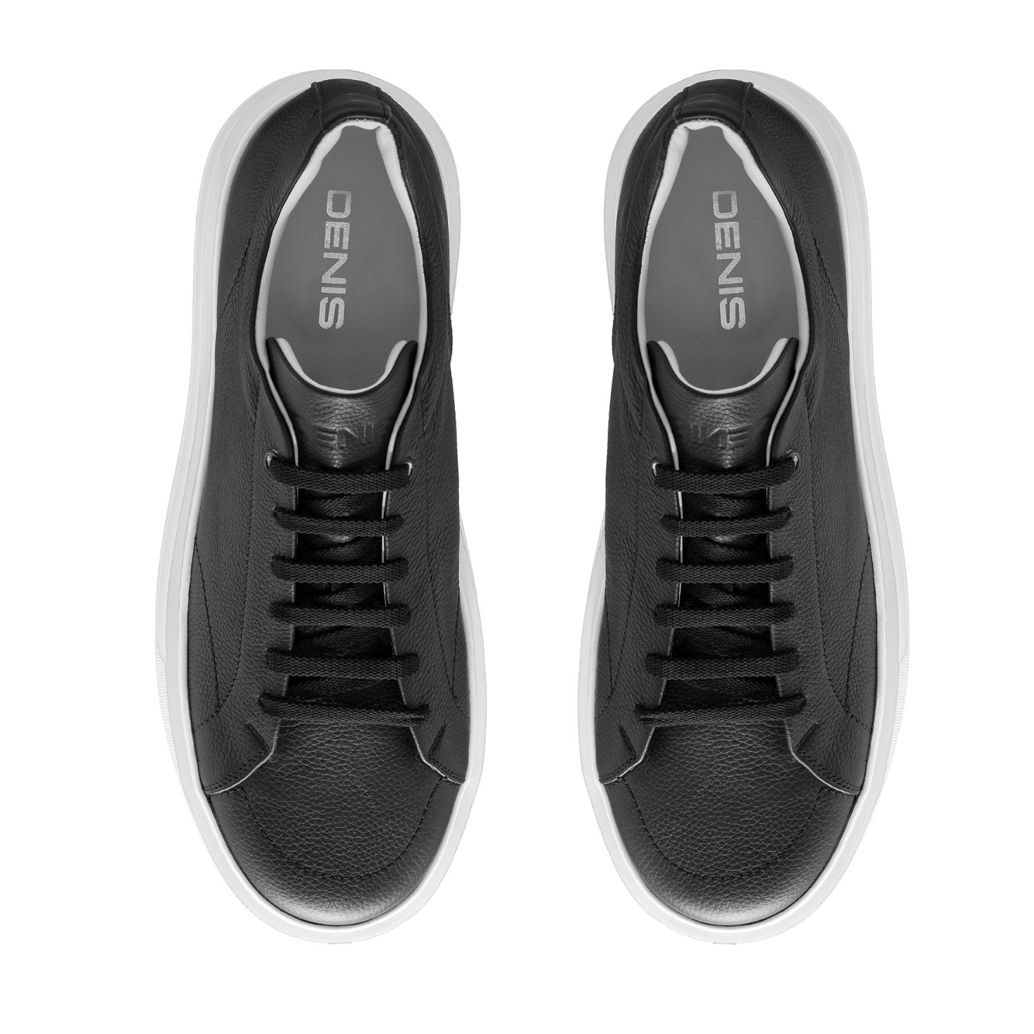 Picture of Men Leather Sport Shoes 7776 Bottalato Black