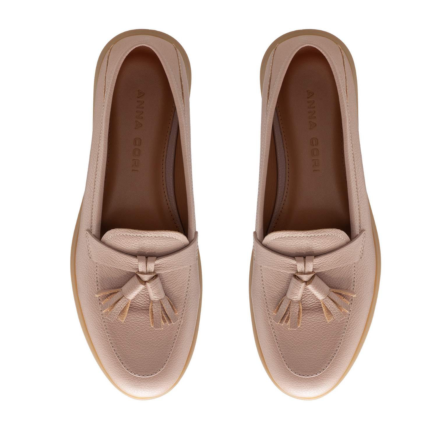 Picture of Women Casual Loafers 8002 Bottalato Nude