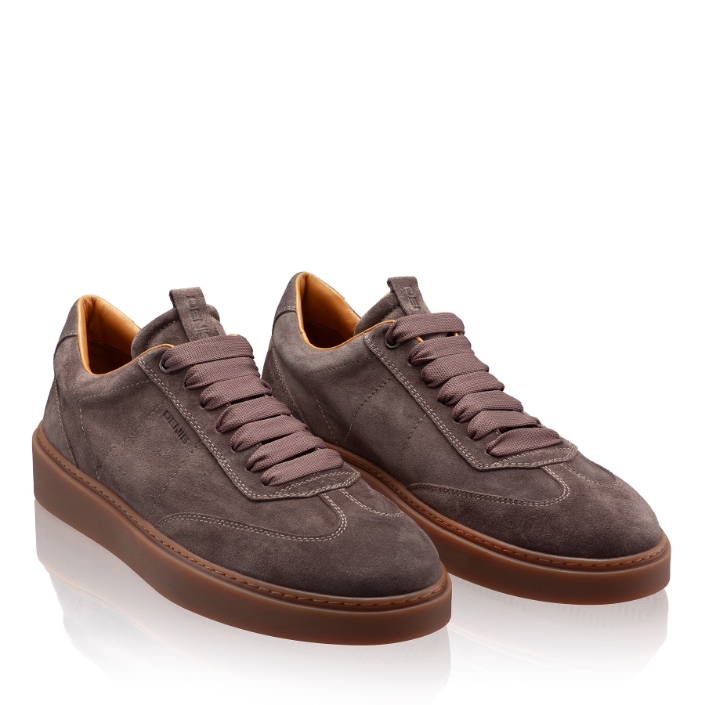 Men Suede Leather Sport Shoes 7610 Crosta Tortora