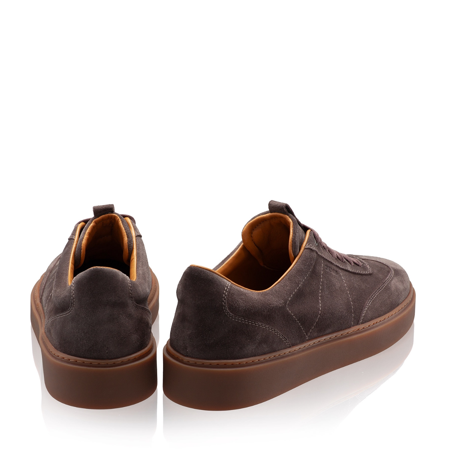Picture of Men Suede Leather Sport Shoes 7610 Crosta Tortora