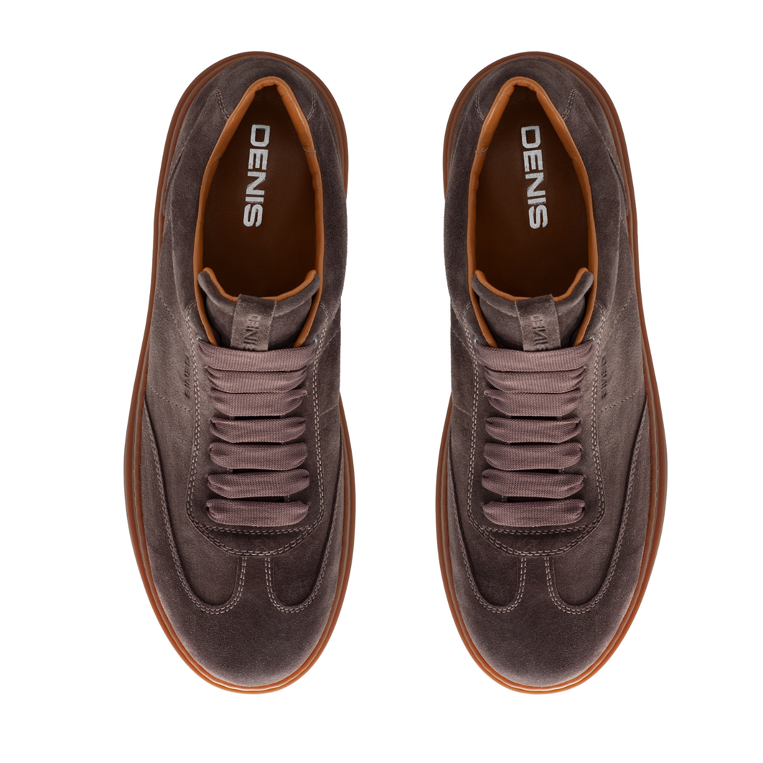Picture of Men Suede Leather Sport Shoes 7610 Crosta Tortora