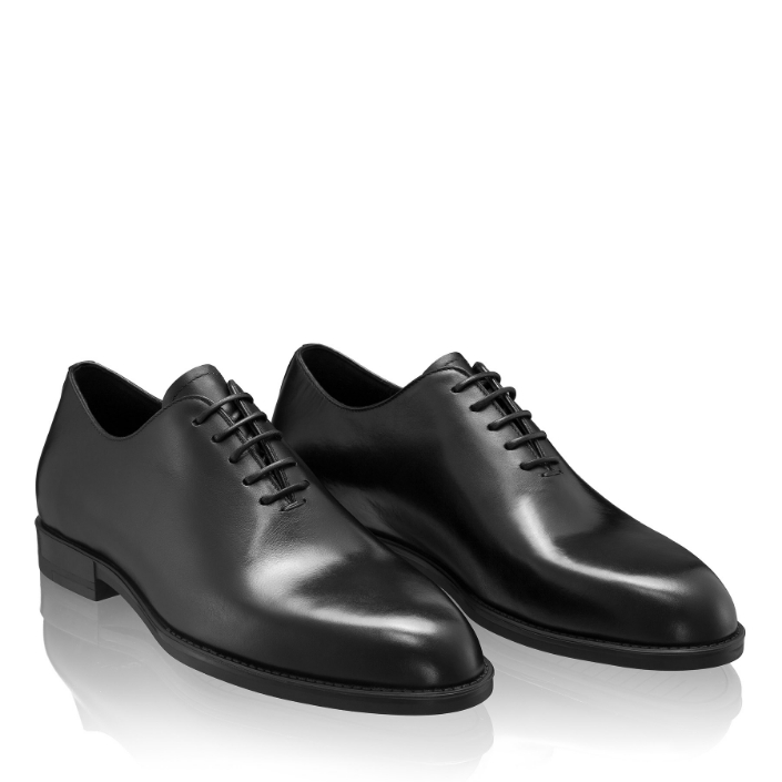 Classic Men Leather Shoes 7348 Vitello Black
