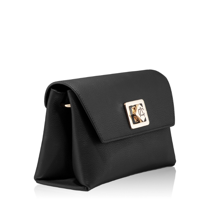 Чанта дамска за рамо GENNA 01 BOTTALATO черна