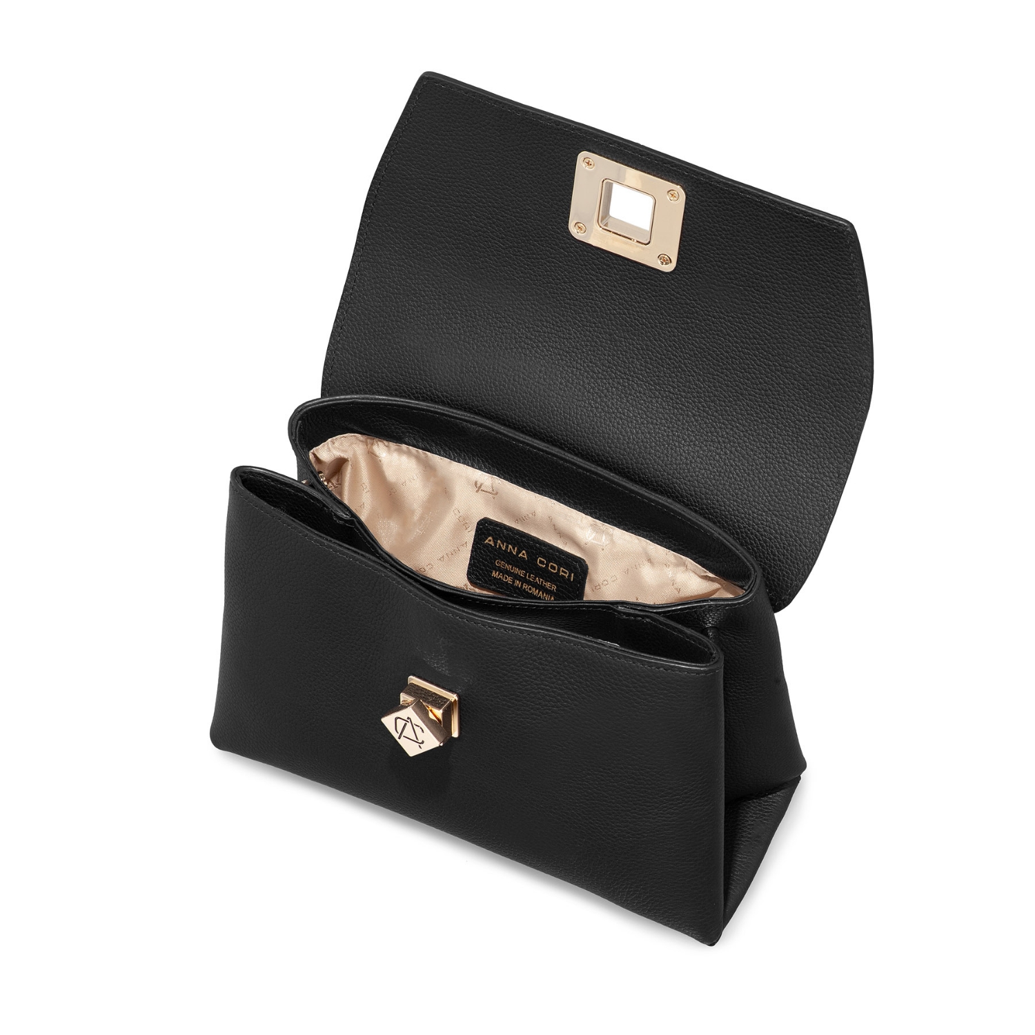 Picture of Women Leather Shoulder Bag GENNA 01 BOTTALATO BLACK