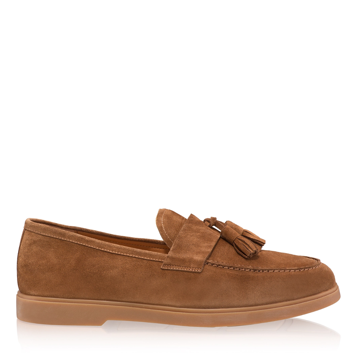 Picture of Men Natural Leather Loafers 7628 Crosta Maro