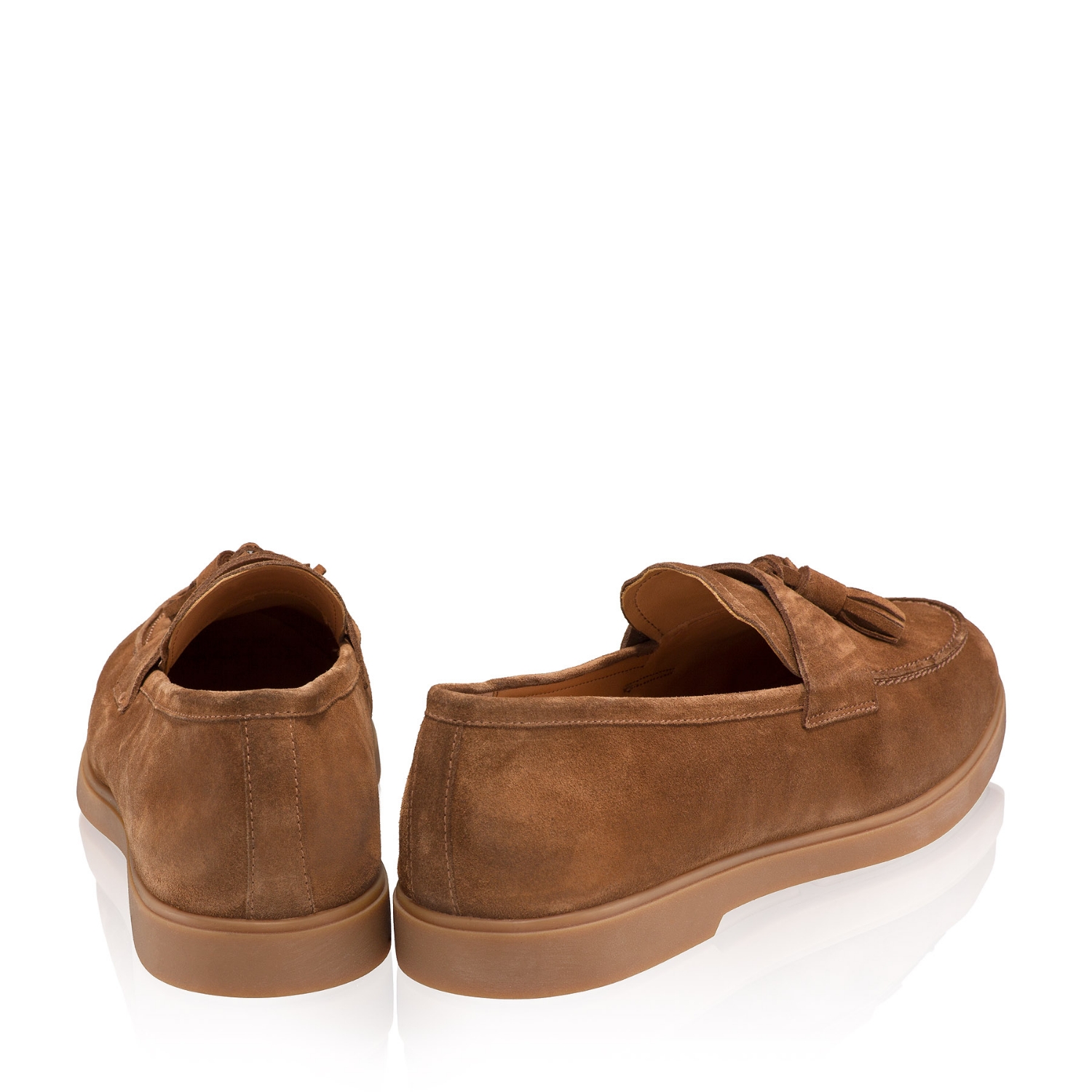 Picture of Men Natural Leather Loafers 7628 Crosta Maro