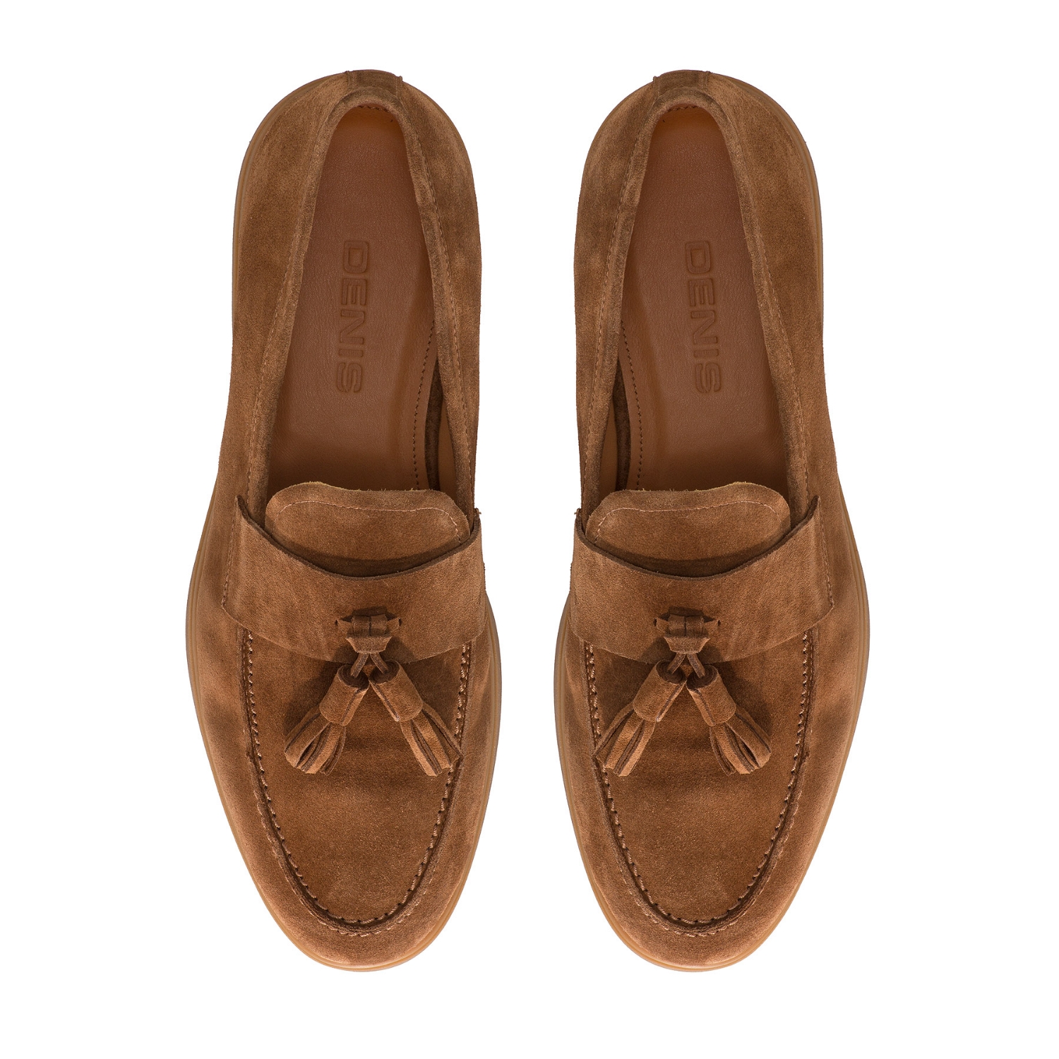 Picture of Men Natural Leather Loafers 7628 Crosta Maro